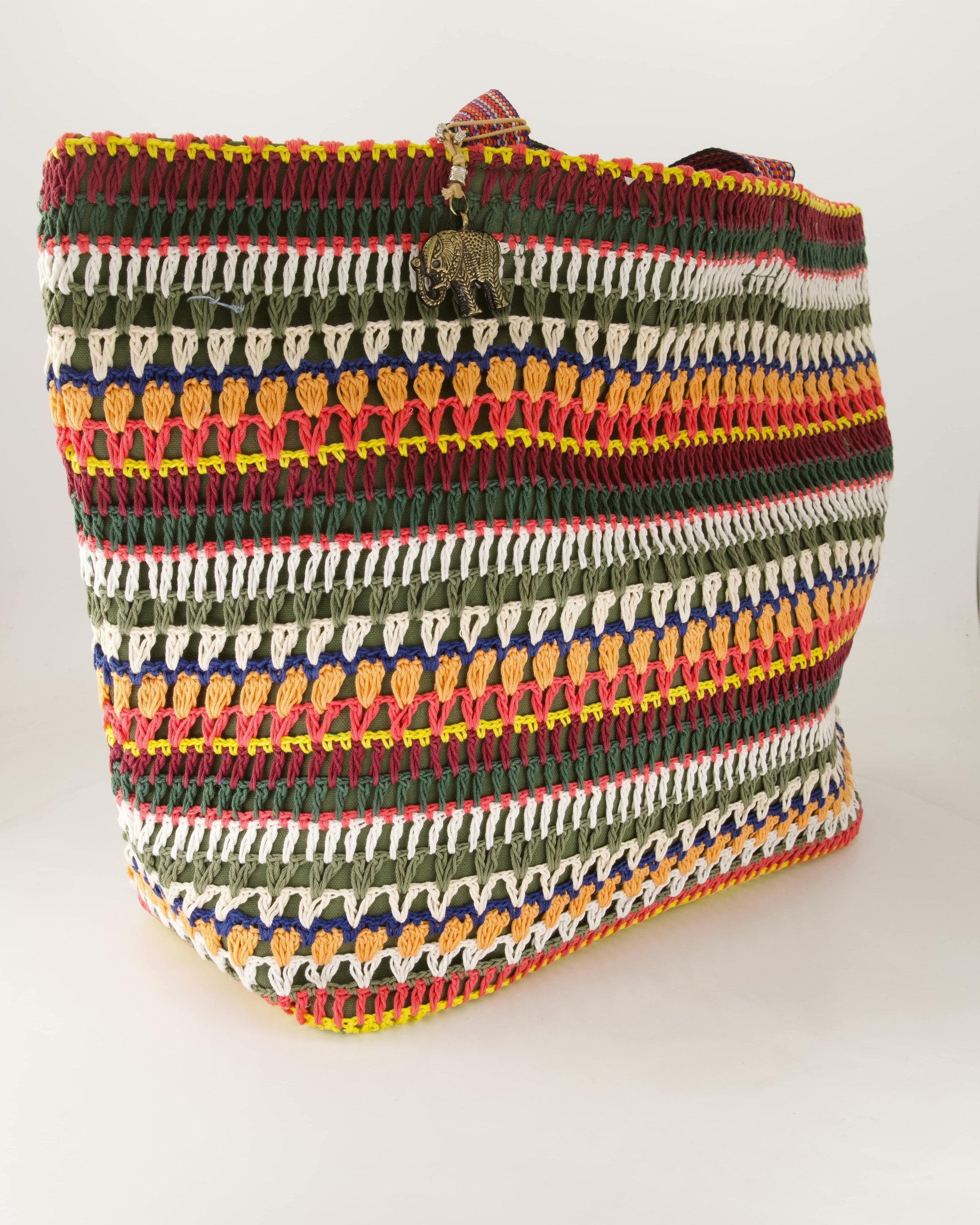 Anokhi Shopper Shopper Crochet, Obermaterial: Textil