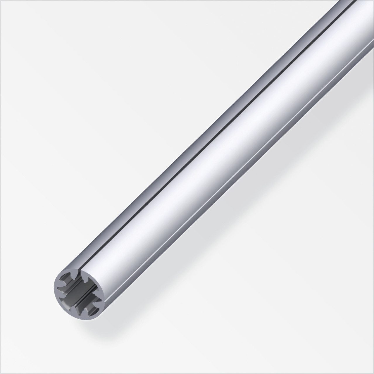 alfer Verbundrohr alfer Rundrohr 1 m, Ø 19.5 mm Aluminium roh blank