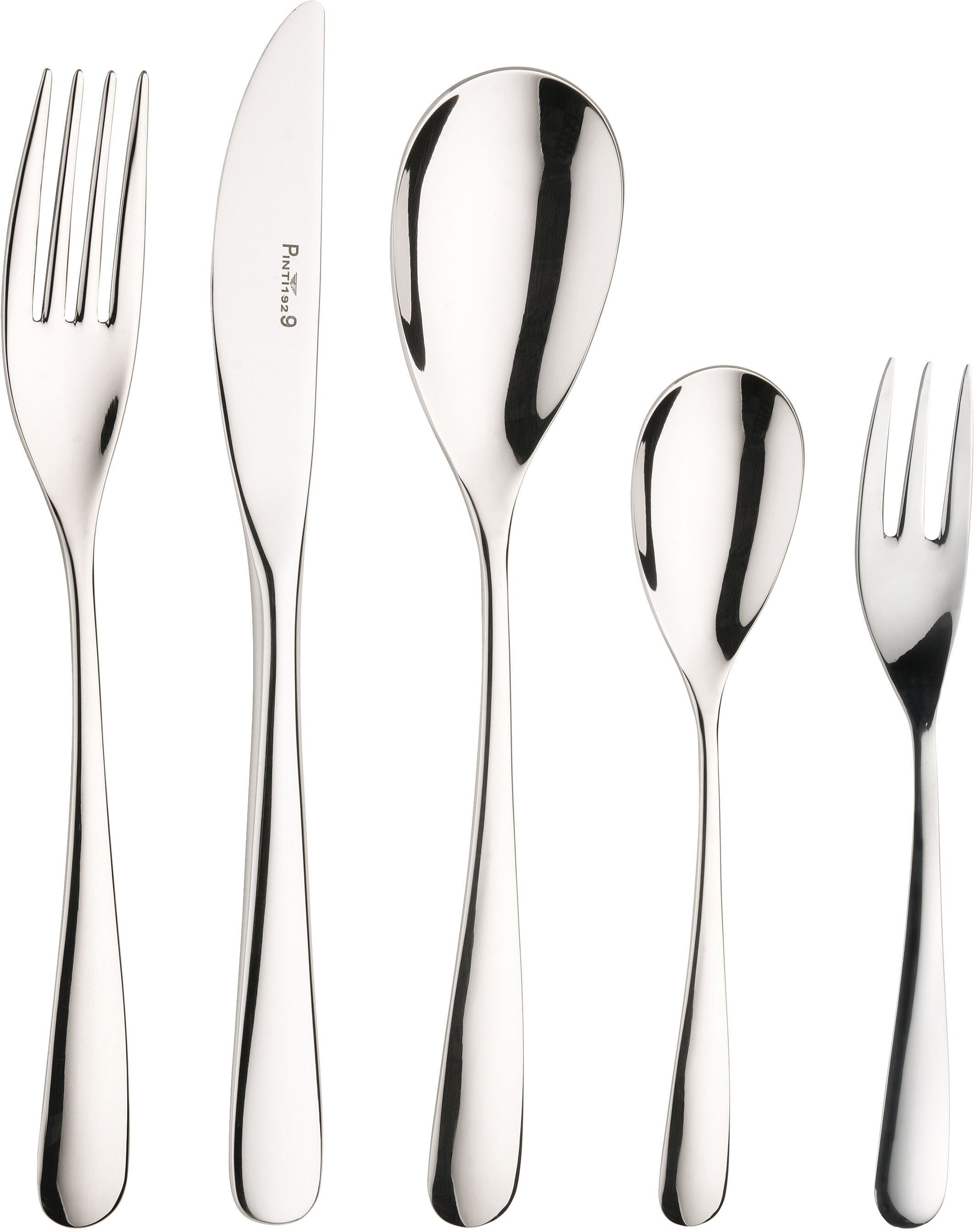 PINTINOX Besteck-Set Swing (30-tlg), 6 Personen, Edelstahl 18/10