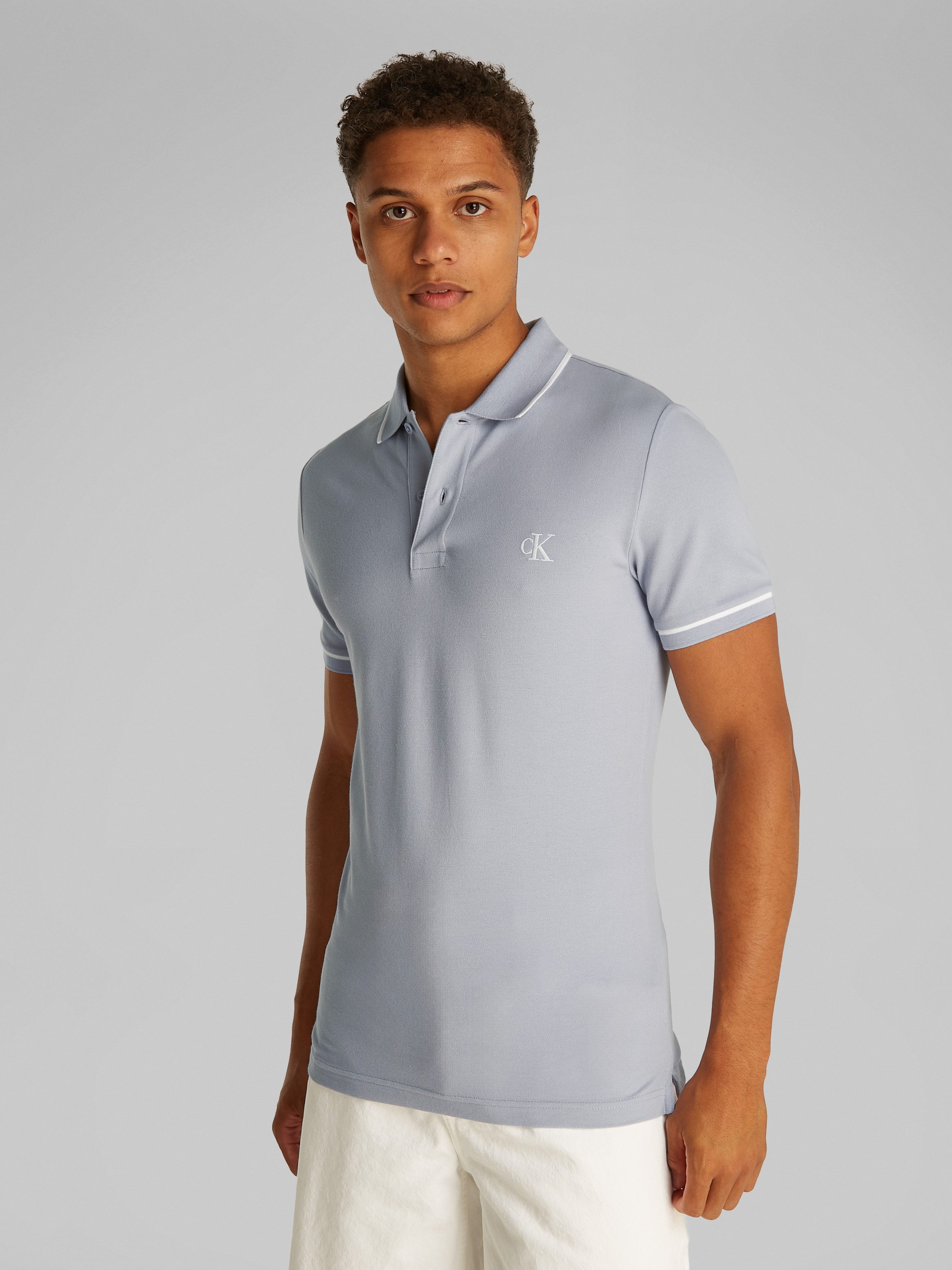 Calvin Klein Jeans Poloshirt TIPPING SLIM günstig online kaufen