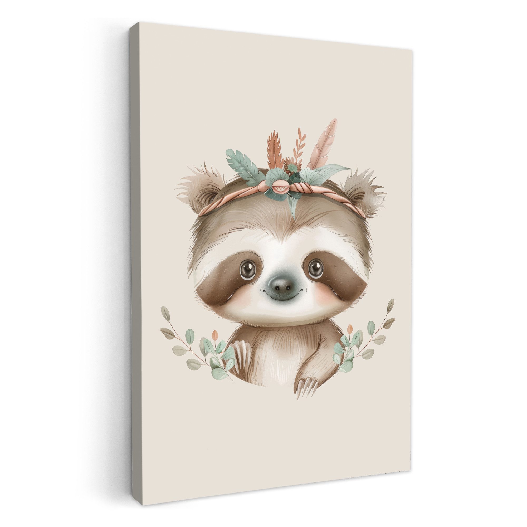 OneMillionCanvasses® Leinwandbild Faultier - Tiere - günstig online kaufen