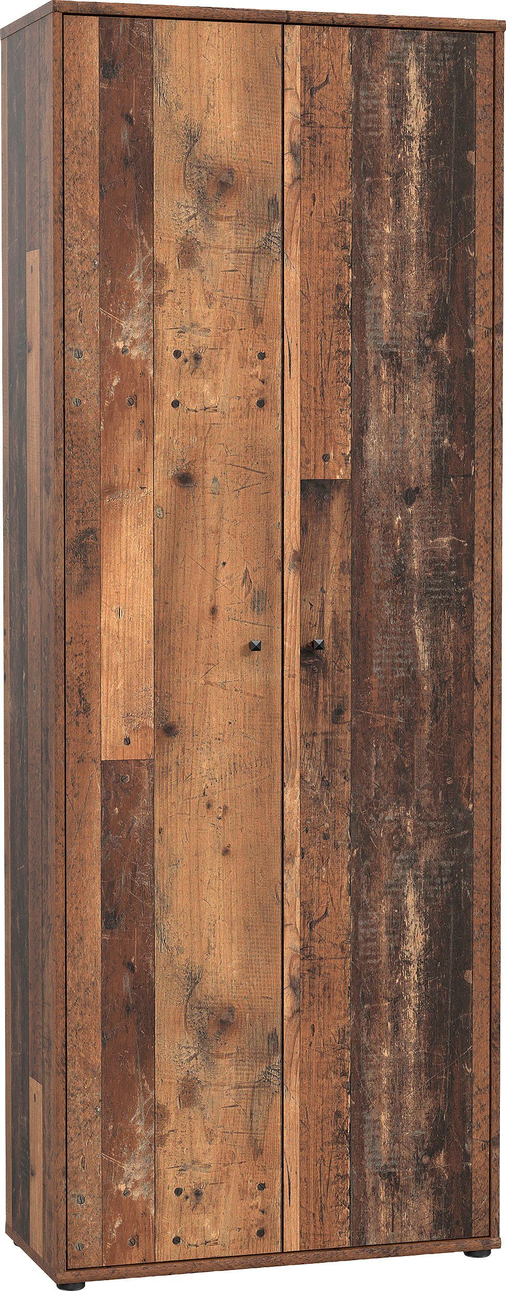 Tempra FORTE wood Vintage Schuhschrank Breite old 73,7 cm