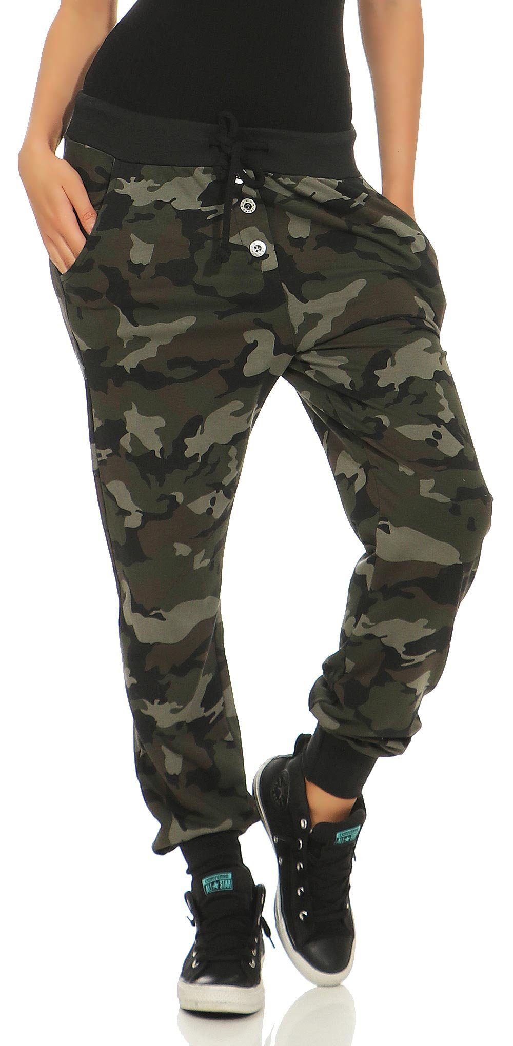 malito more than fashion Jogginghose 8019 Sweathose im Camouflage Look