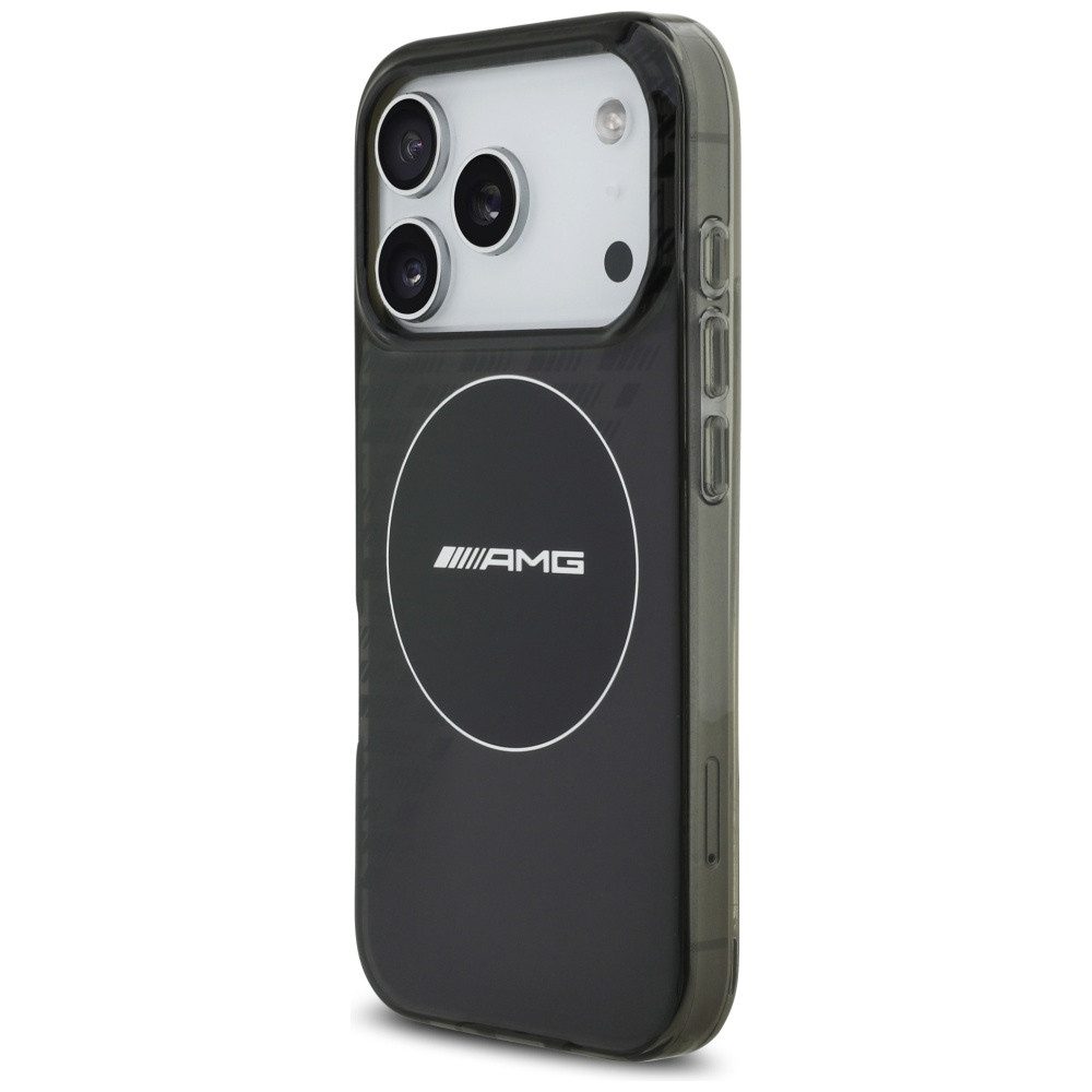 Mercedes Benz AMG Handyhülle MagSafe iPhone 17 Pro Kunststoff schwarz transparent Logo 6,3 Zoll, Kantenschutz