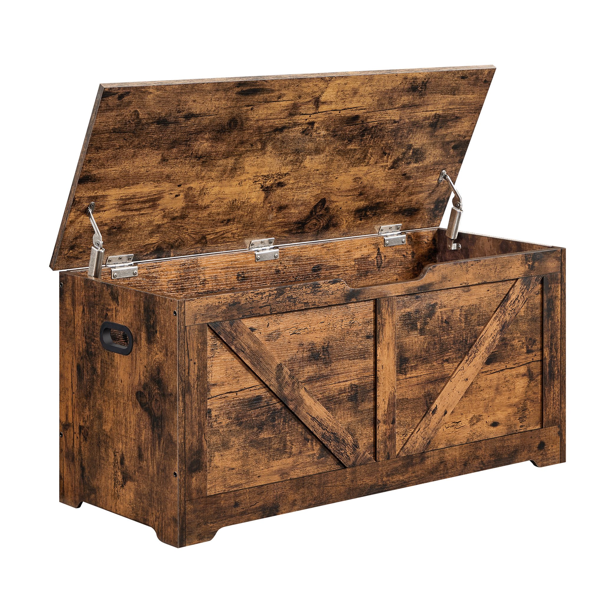 VASAGLE Sitzbank, Spielzeugtruhe, Sitztruhe, 80 / 100 (Länge) x 40 x 46 cm