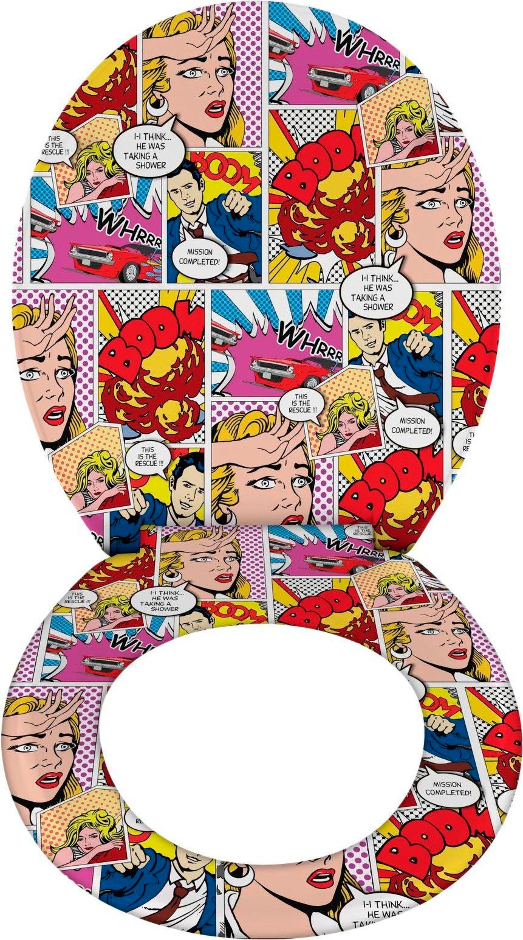 WENKO WC-Sitz Pop-Art