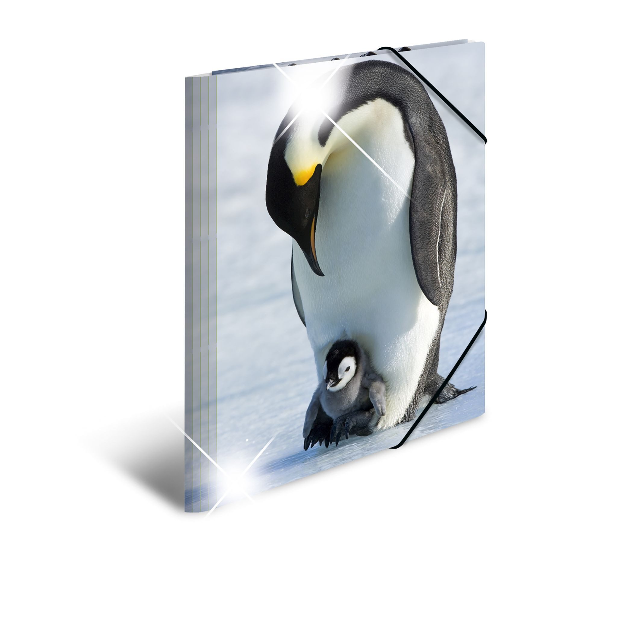 HERMA Organisationsmappe Herma Sammelmappe Eckspanner PP A3 Glossy Pinguine