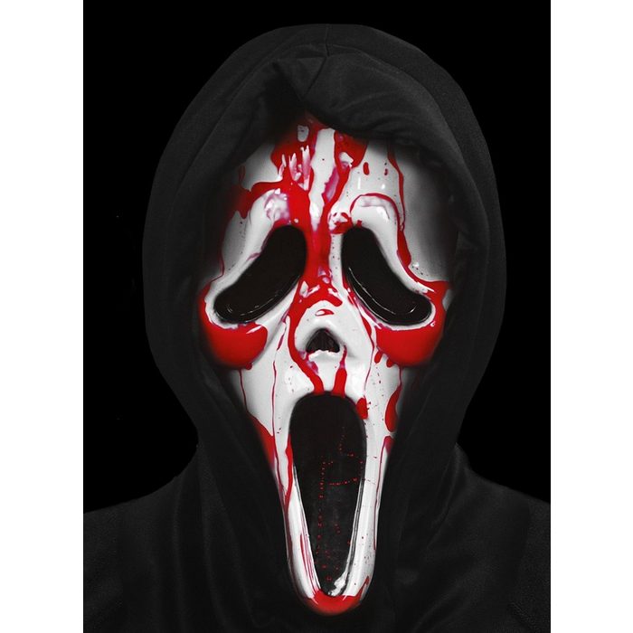 Fun World Verkleidungsmaske Blutende Scream Halloween Maske