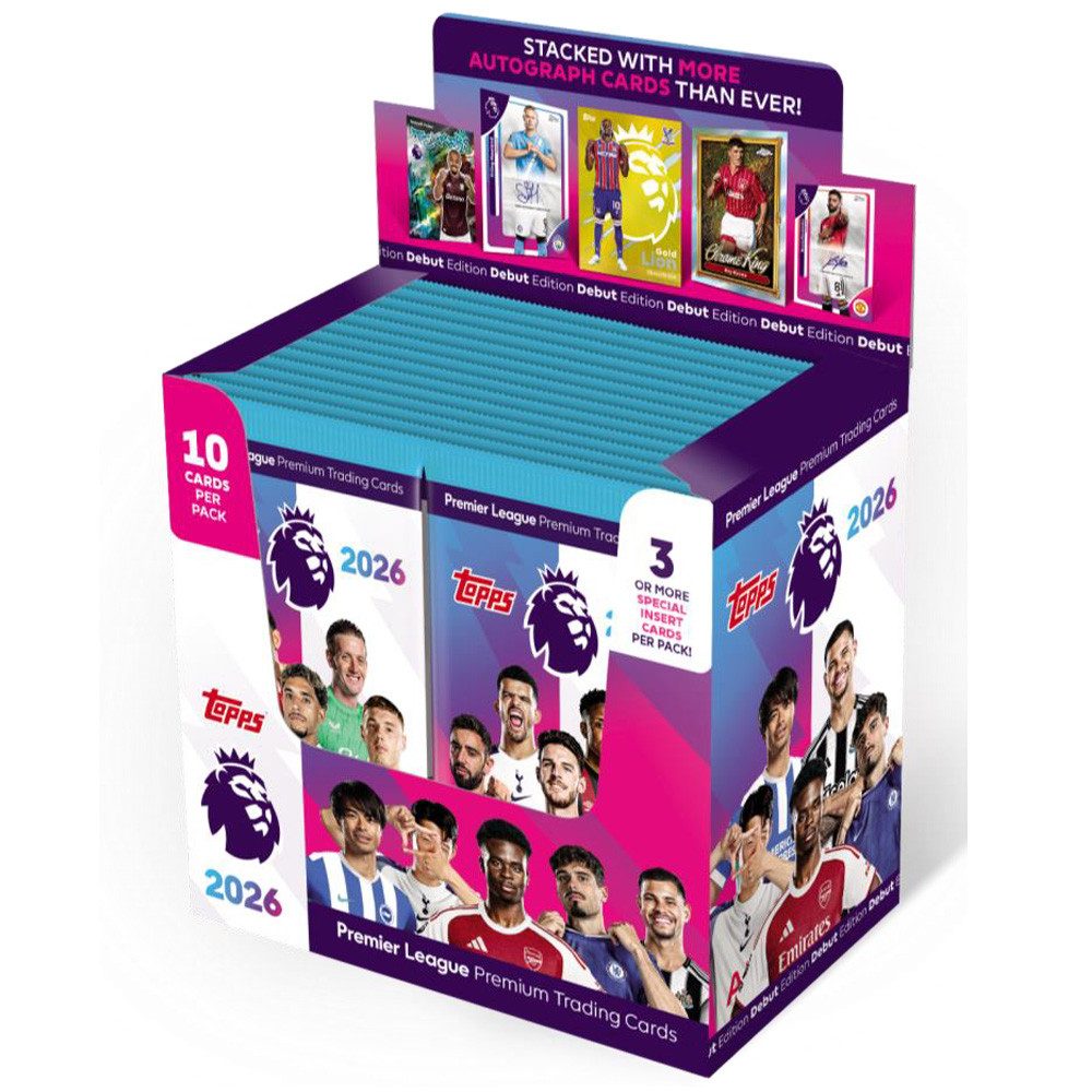 Topps Sammelkarte Topps - Premier League 2025/26 Trading Cards - 1 Display (28 Booster)