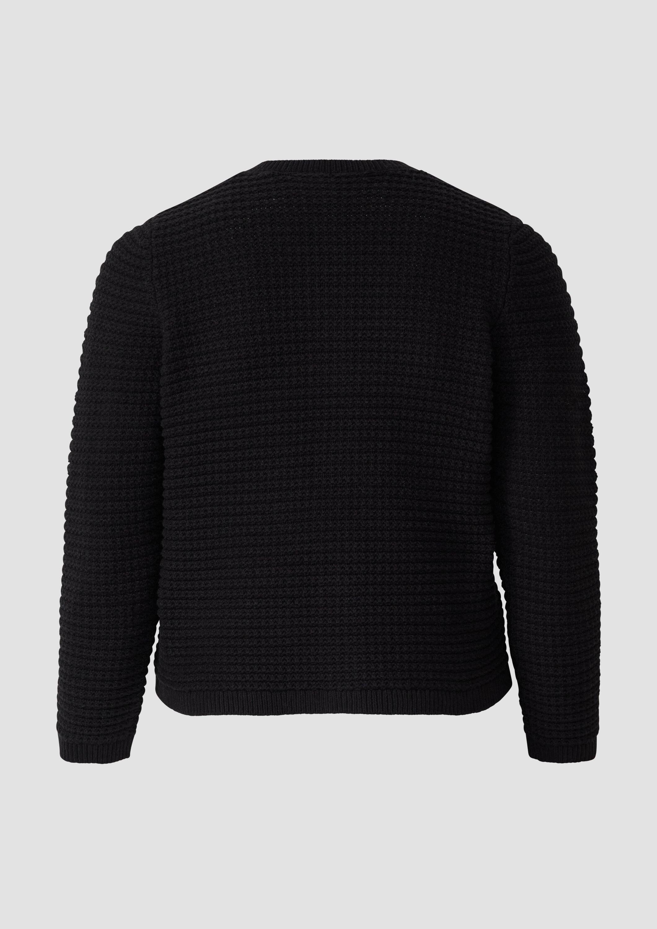 QS Cardigan Strickjacke Cardigan mit Strukturmuster günstig online kaufen