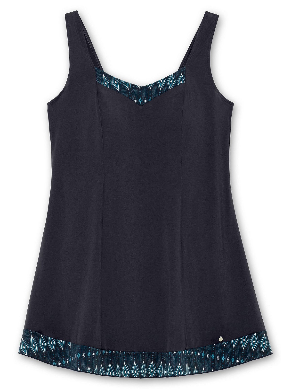 Sheego Badekleid Große Größen mit fixiertem Slip und wattierten Softcups