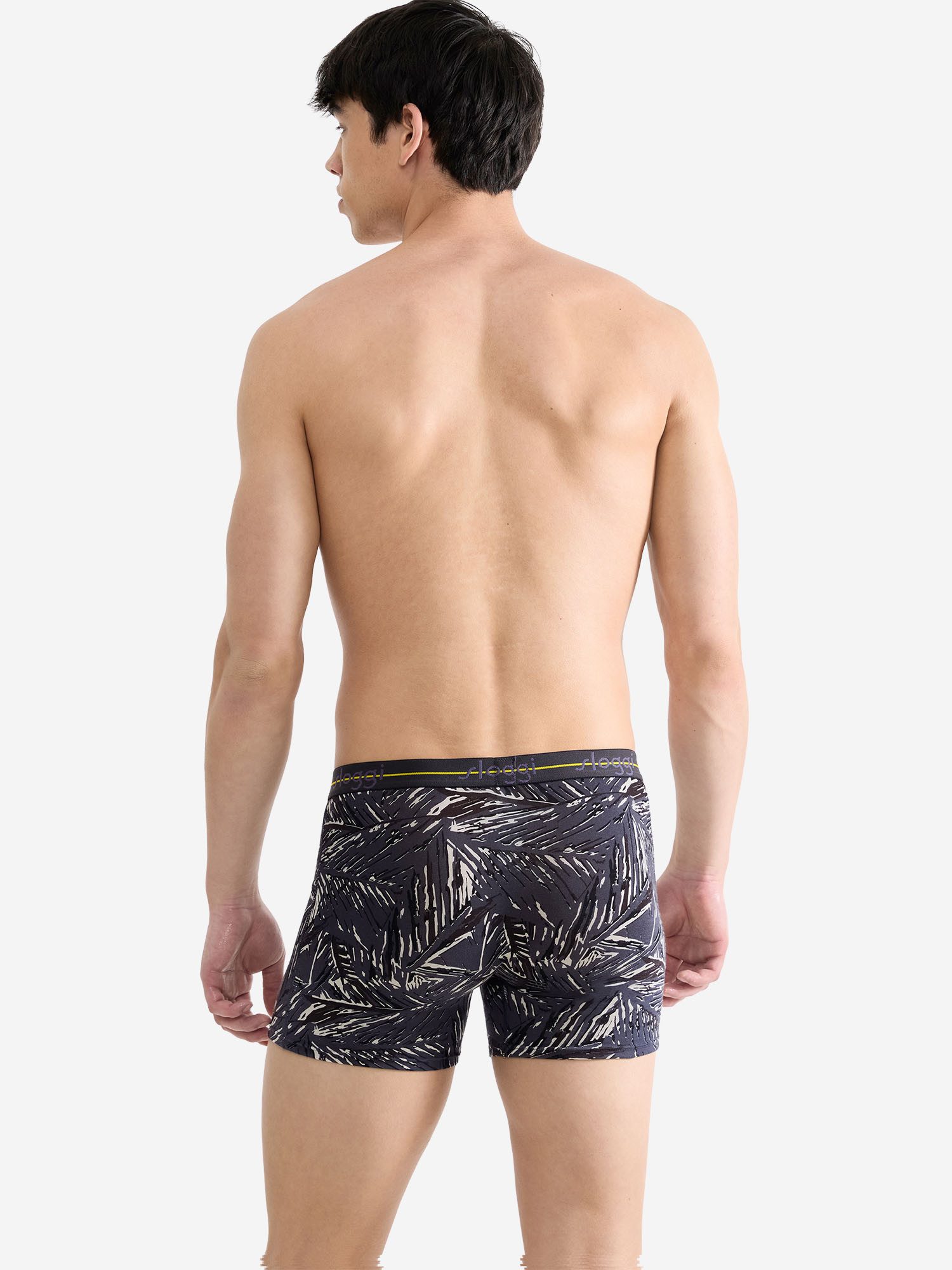 sloggi Langer Boxer Blue Start (2-St) Long Boxer Shorts, Langer Boxer Brief, Retro Boxer lang – Bild 5 von 5
