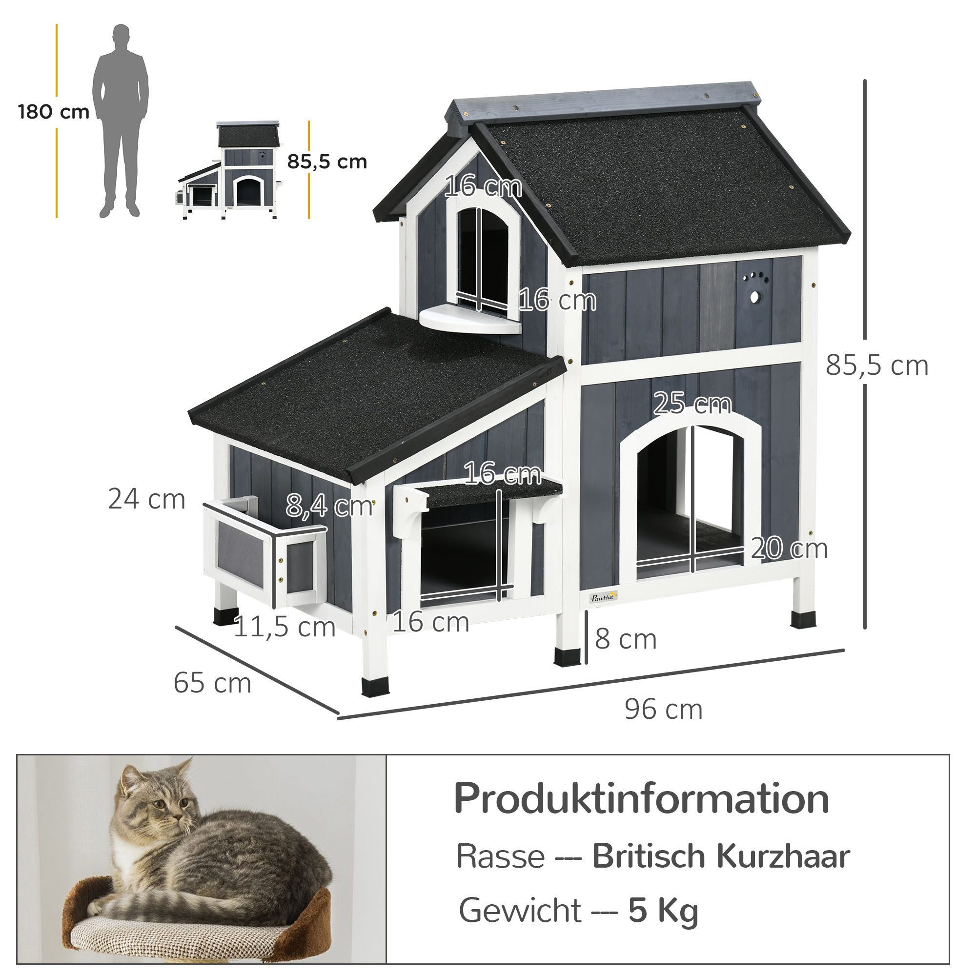 MIBODE Kratzbaum-Liegemulde XXL Kratzbaum 153cm mit Katzenhöhle, Hängematte & Kletterbaum