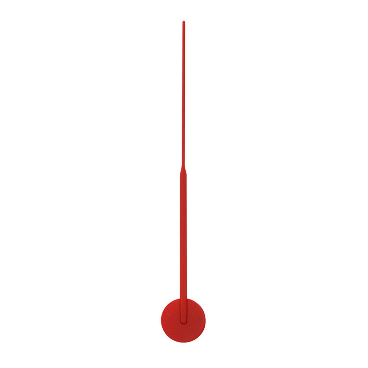 Selva Technik Wanduhr Sekundenzeiger Euronorm, Faden, Rot, matt, aus Kunststoff, 60 mm