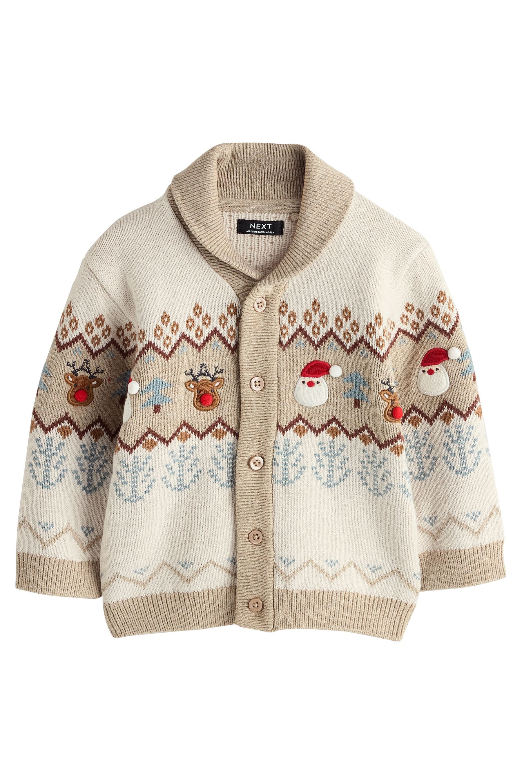 Next Strickjacke Strickjacke mit weihnachtlichem Muster günstig online kaufen