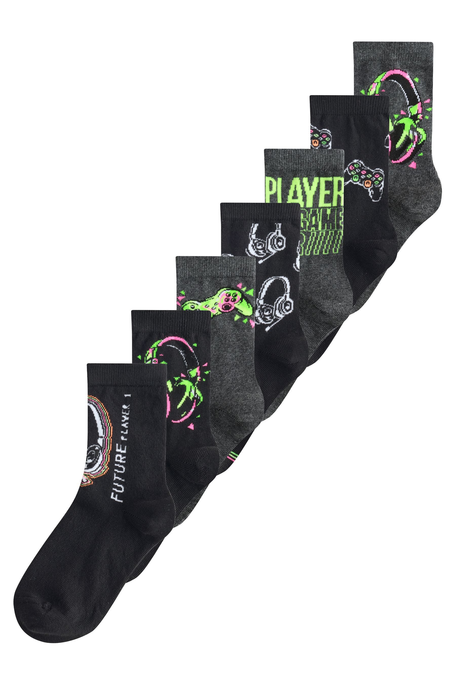Next Basicsocken Socken mit hohem Baumwollanteil, 7er-Pack (7-Paar)