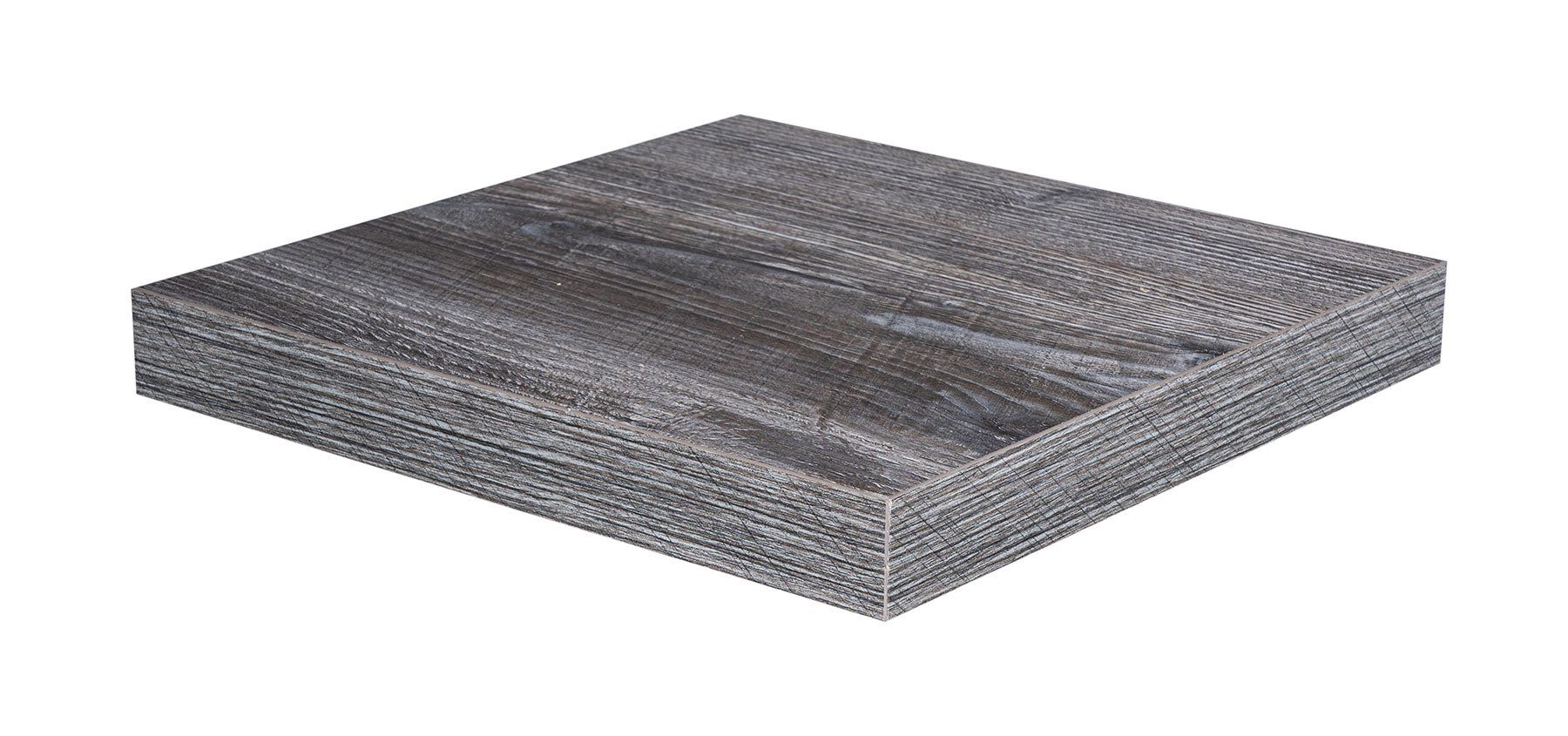 Levandeo® Wandregal, Eckregal 32x32cm Altholz Shabby günstig online kaufen