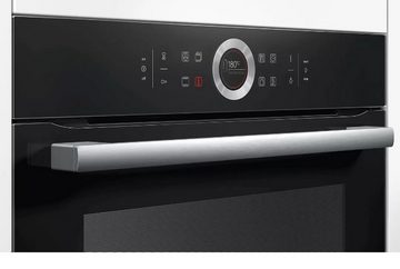 BOSCH Backofen-Set EcoClean mit Induktionskochfeld Ausschaltautomatik autark 60 cm