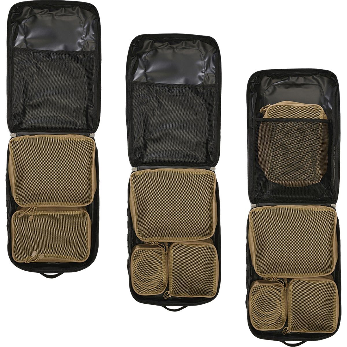 Brandit Umhängetasche Brandit Taschen Pack) Cubes Cooper US Packing Set (4er Schwarz
