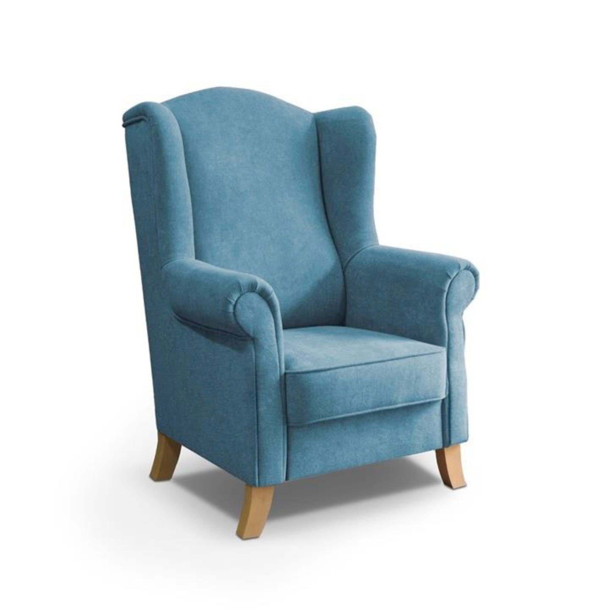 Beautysofa Ohrensessel Sessel Wohnzimmersessel Fernsehsessel LEONARDO günstig online kaufen