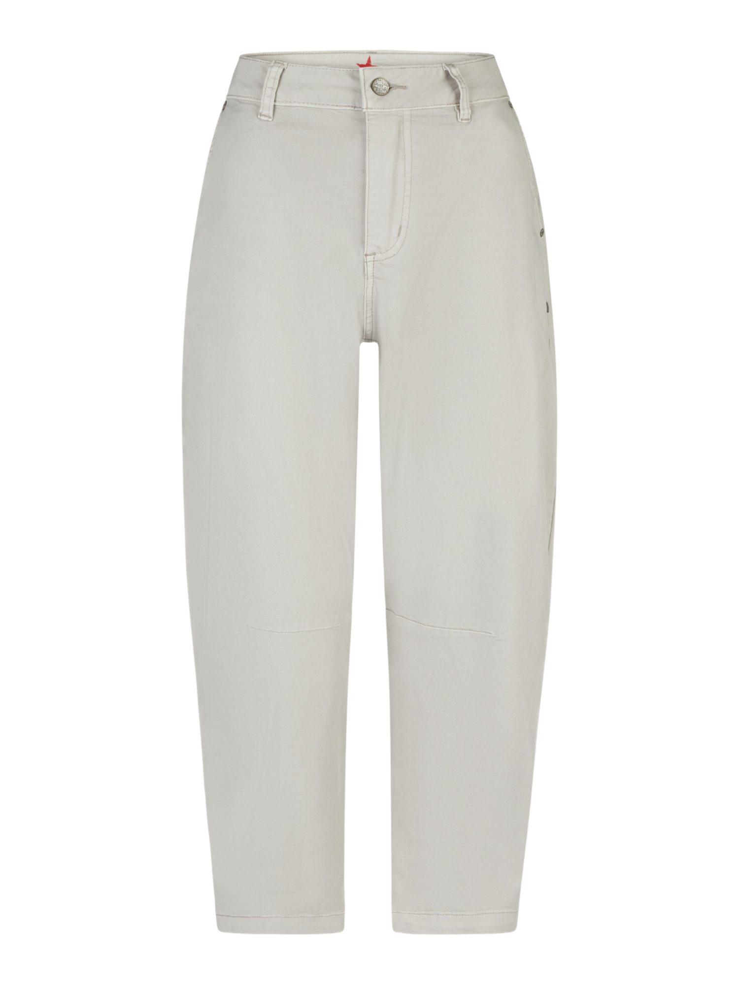 Buena Vista Stoffhose weiß,Casual,Baumwolle,Unifarben,Barrel Fit
