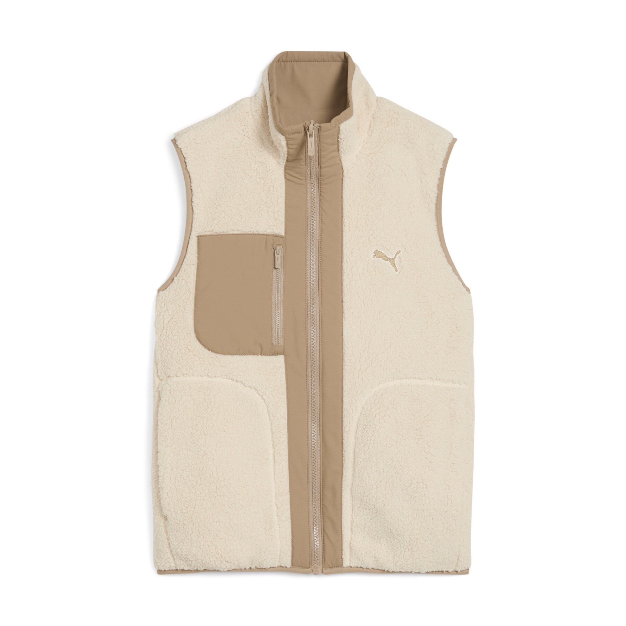 PUMA Funktionsweste Puma Damen Weste Reversible Hybrid Sherpa Vest 688388