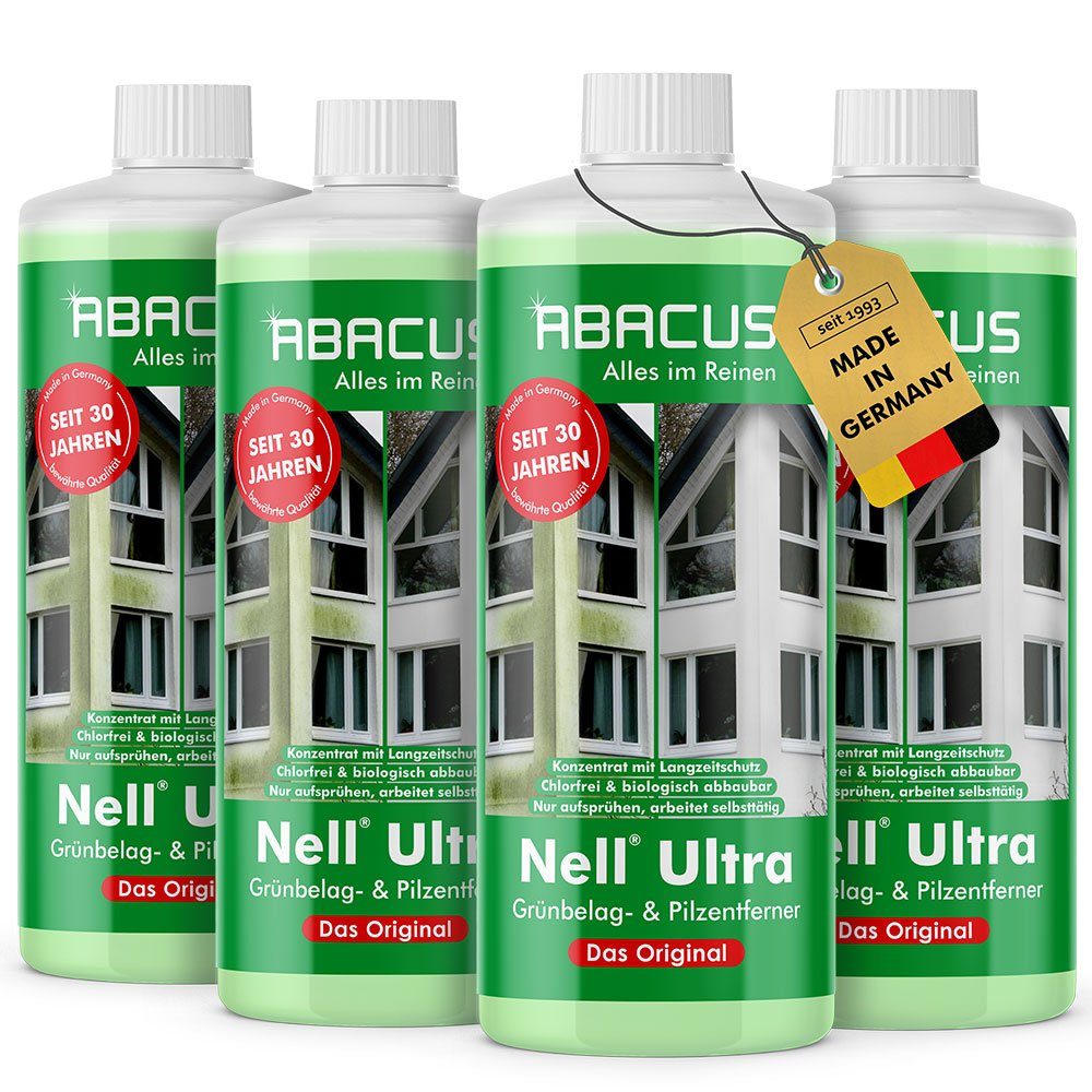Nell Ultra Algenentferner, Grünbelagentferner, Flechtenentferner Grünbelagentferner