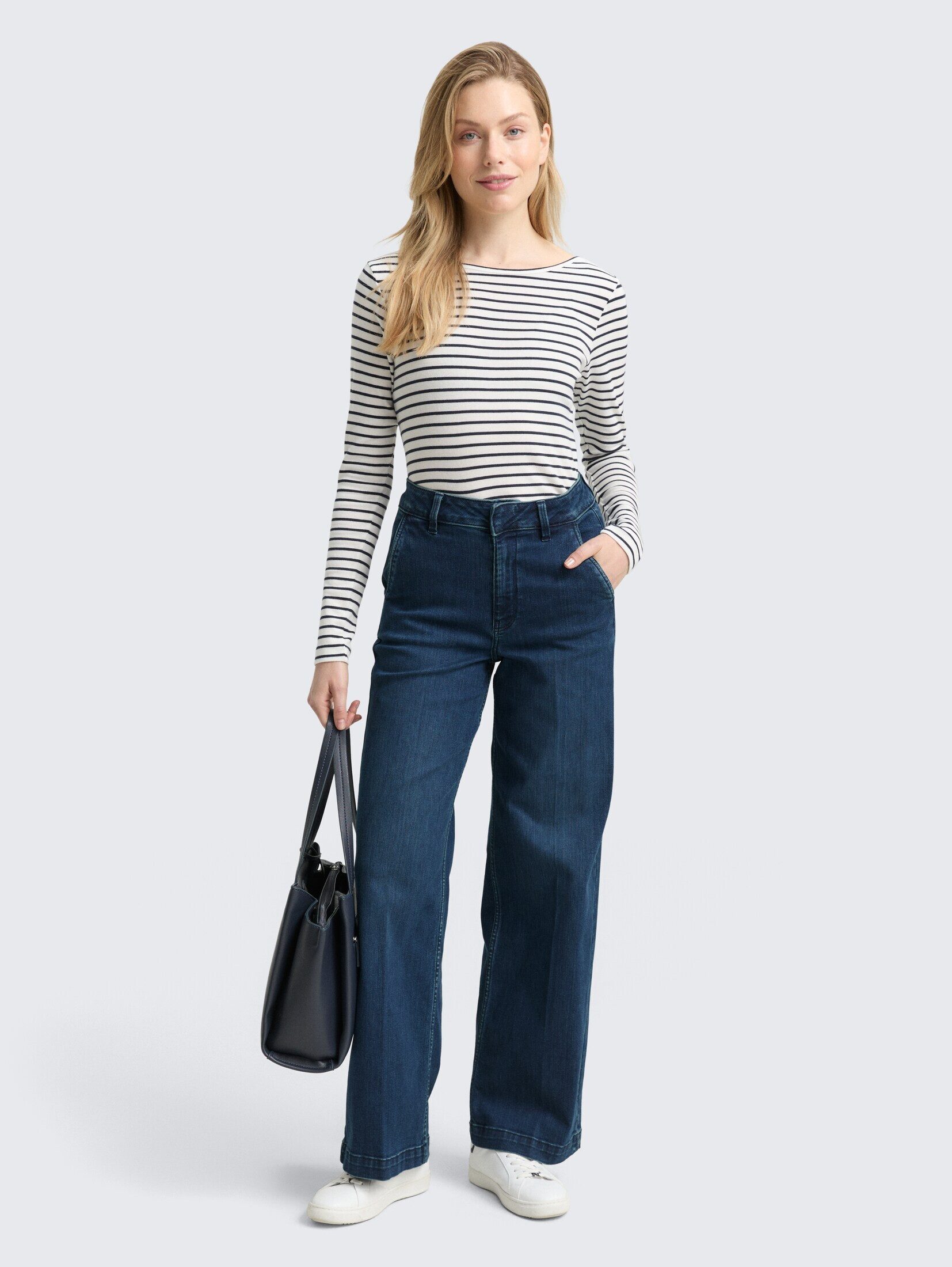 TOM TAILOR Weite Jeans Jeanshosen TTMADINA WIDE Jeans günstig online kaufen