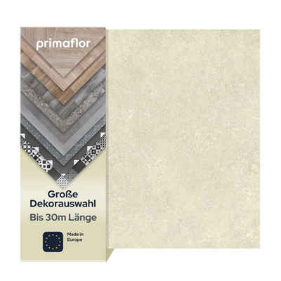 Primaflor-Ideen in Textil Vinylboden PVC TURVO - Stein Ibiza beigegrau, Starke Nutzschicht