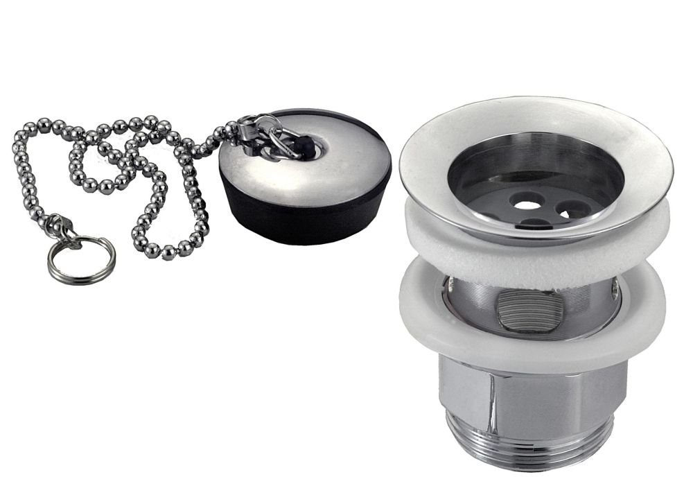 CORNAT Ablaufventil Cornat Universalventil mit Stopfen 1 1/4 Ø 63 mm