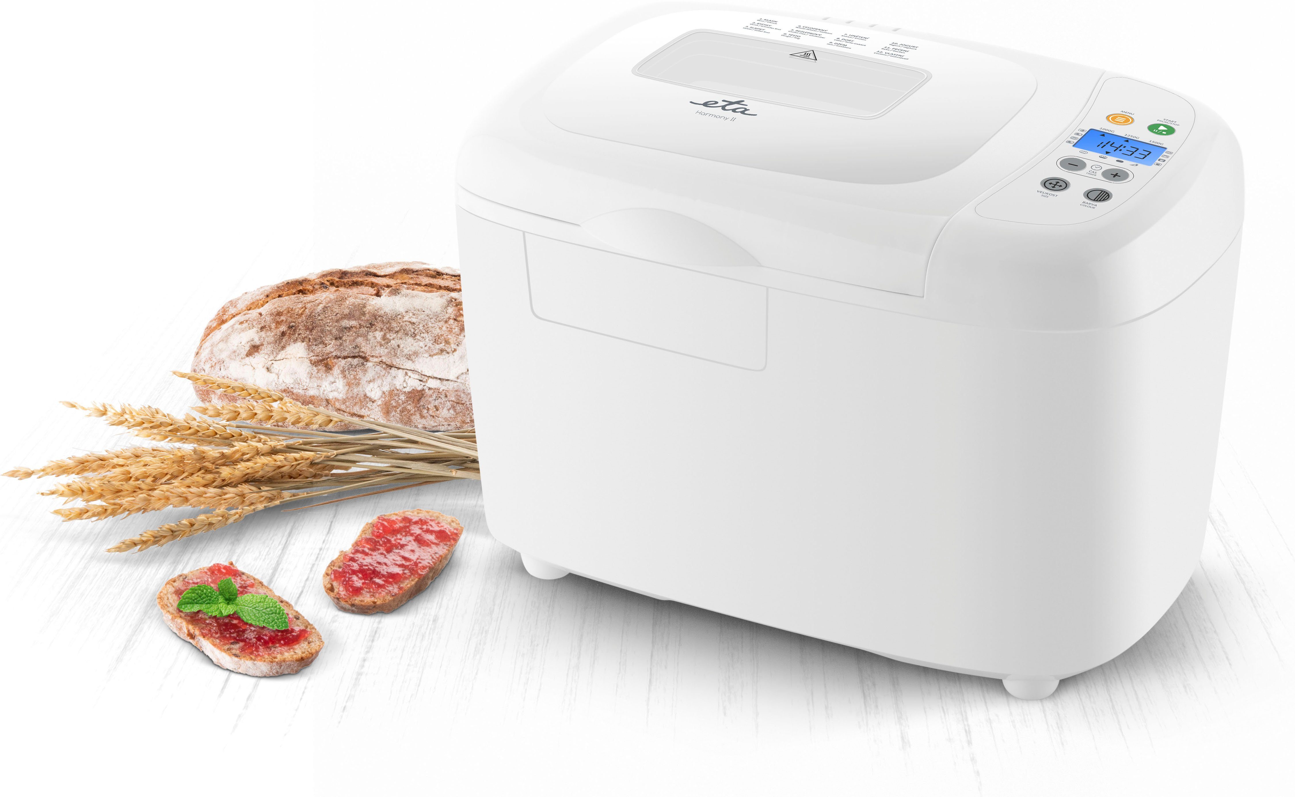 eta Brotbackautomat Harmony II ETA214990020, 12 Programme, 850 W