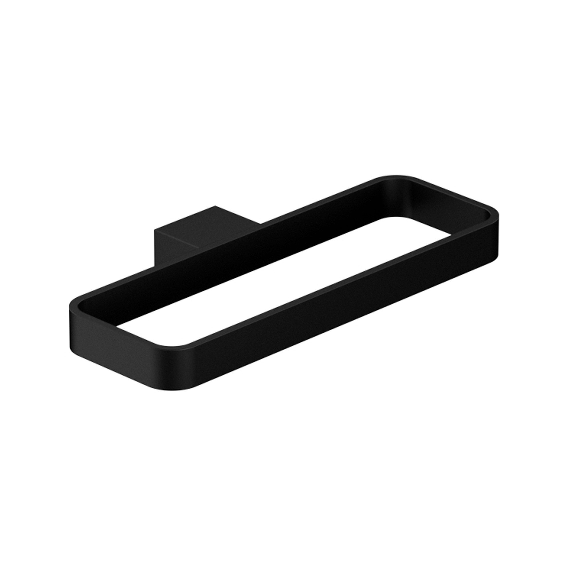 CHRIS BERGEN Handtuchring Полотенцесушители Gäste-WC Wandmontage, in Chrom und Schwarz matt