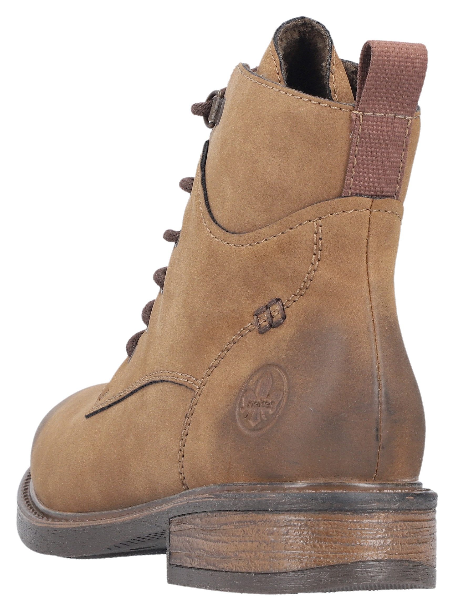 Rieker Schnürstiefelette Schnürboots, Casual-Boots in aktueller Used-Optik