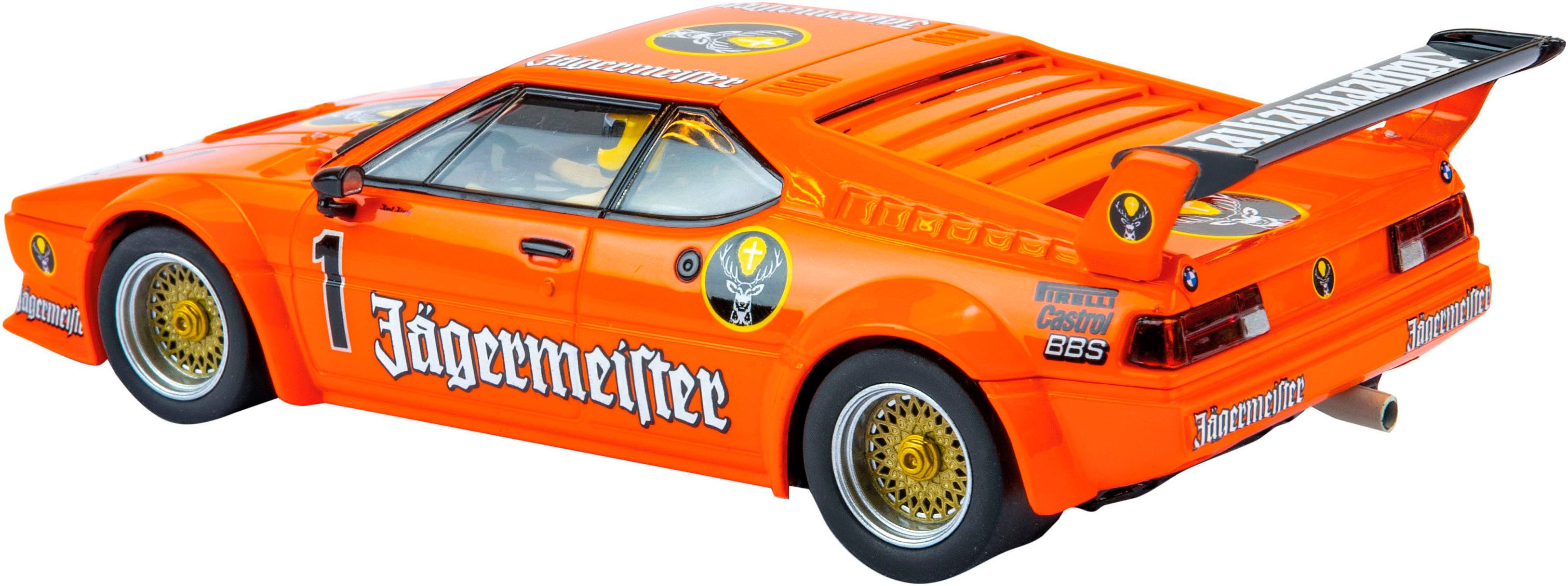 Carrera® Rennbahn-Auto BMW M1 Procar "Jägermeister Racing Team, No.1", Maßstab 1:24; mit Lichteffekt