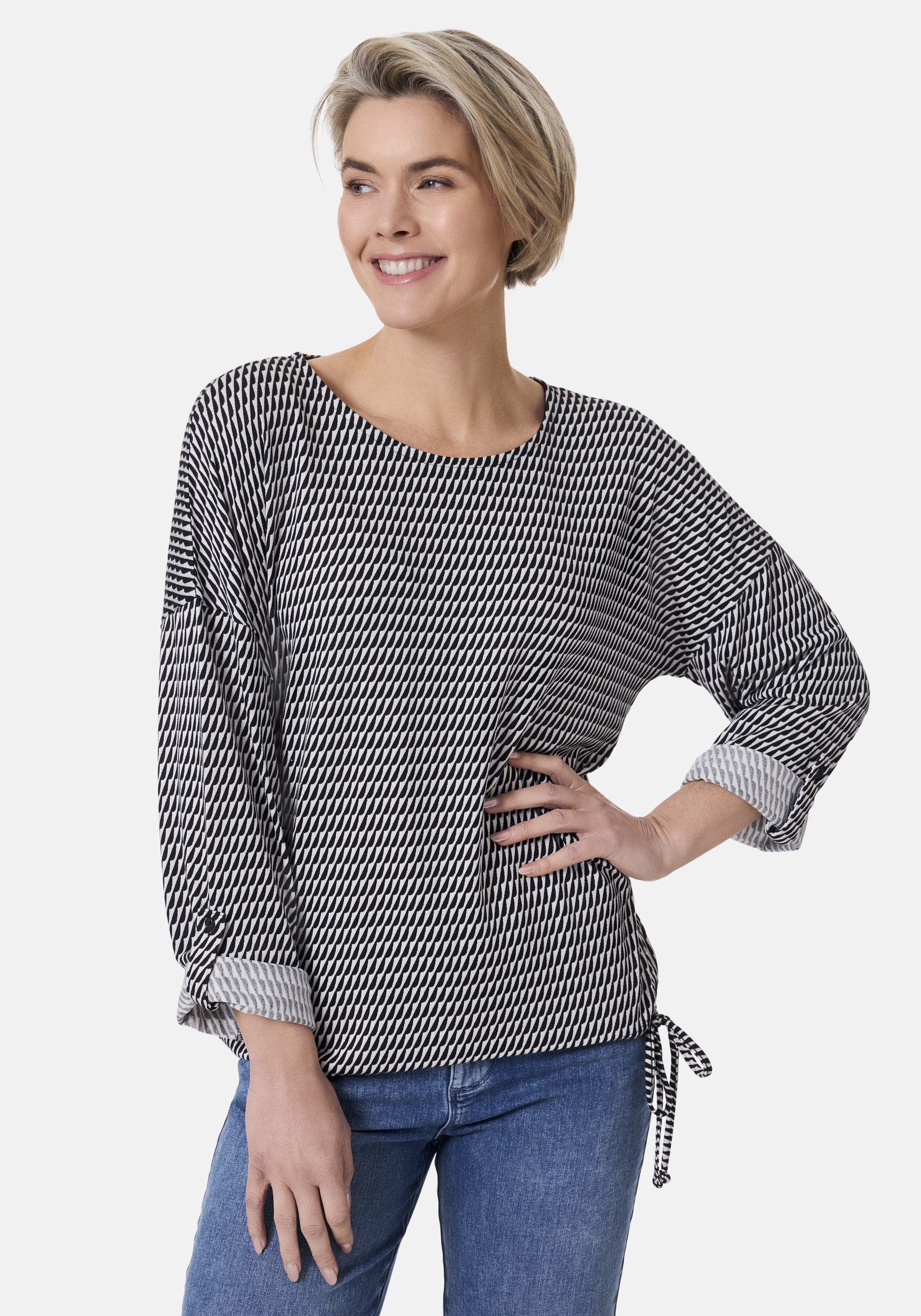 STOOKER WOMEN Langarmshirt CARLY Langarmshirt Rundhals Loose Fit Shirt Rundhals Langarm für Damen