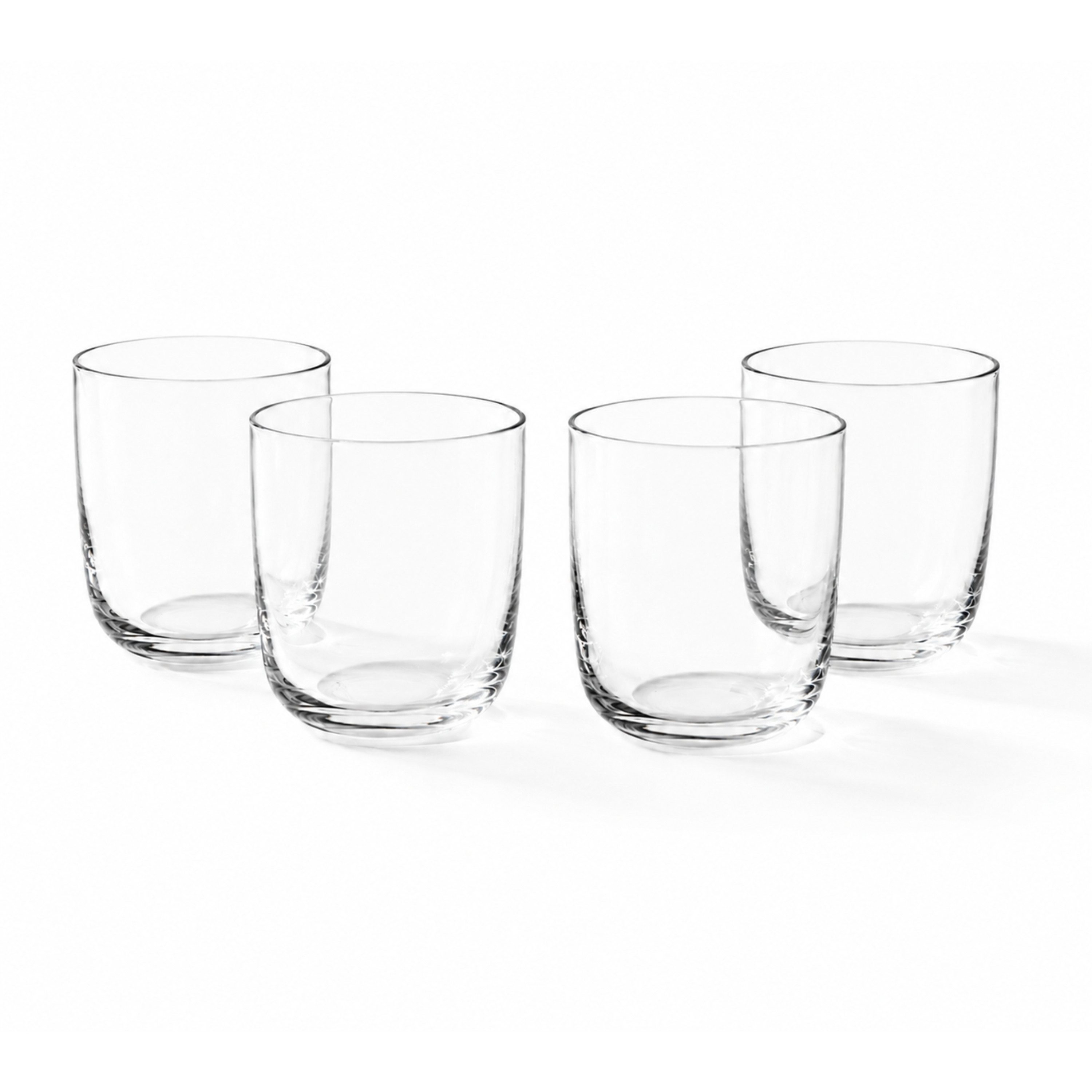 Zoha Glas Trinkgläser Set, Wasserglas BPA-frei, Wasser & Saft, spülmaschinenfest, 8-tlg., 4-teilig, 8-teilig, 12-teilig
