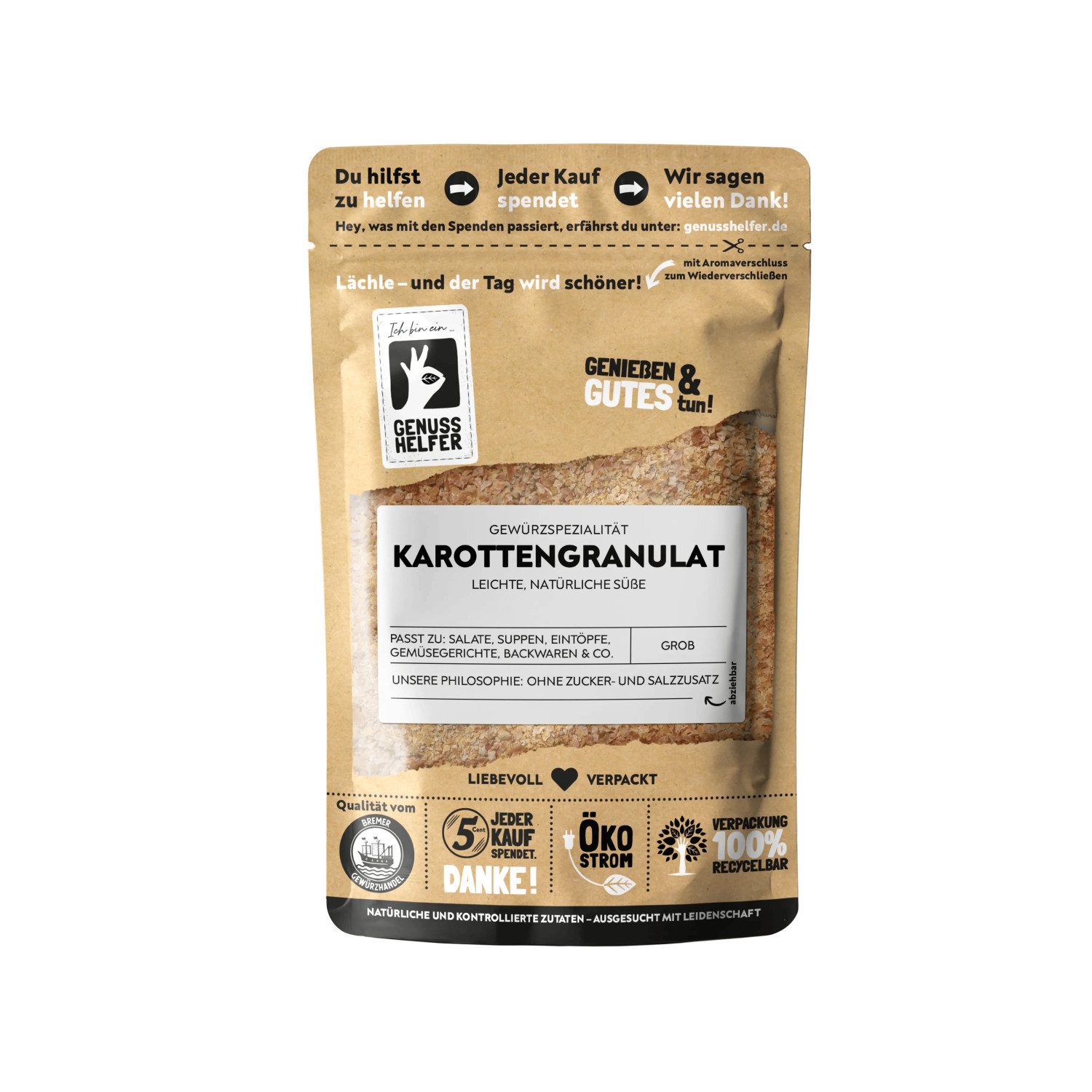 Bremer Gewürzhandel Gewürz Karottengranulat, 100 g