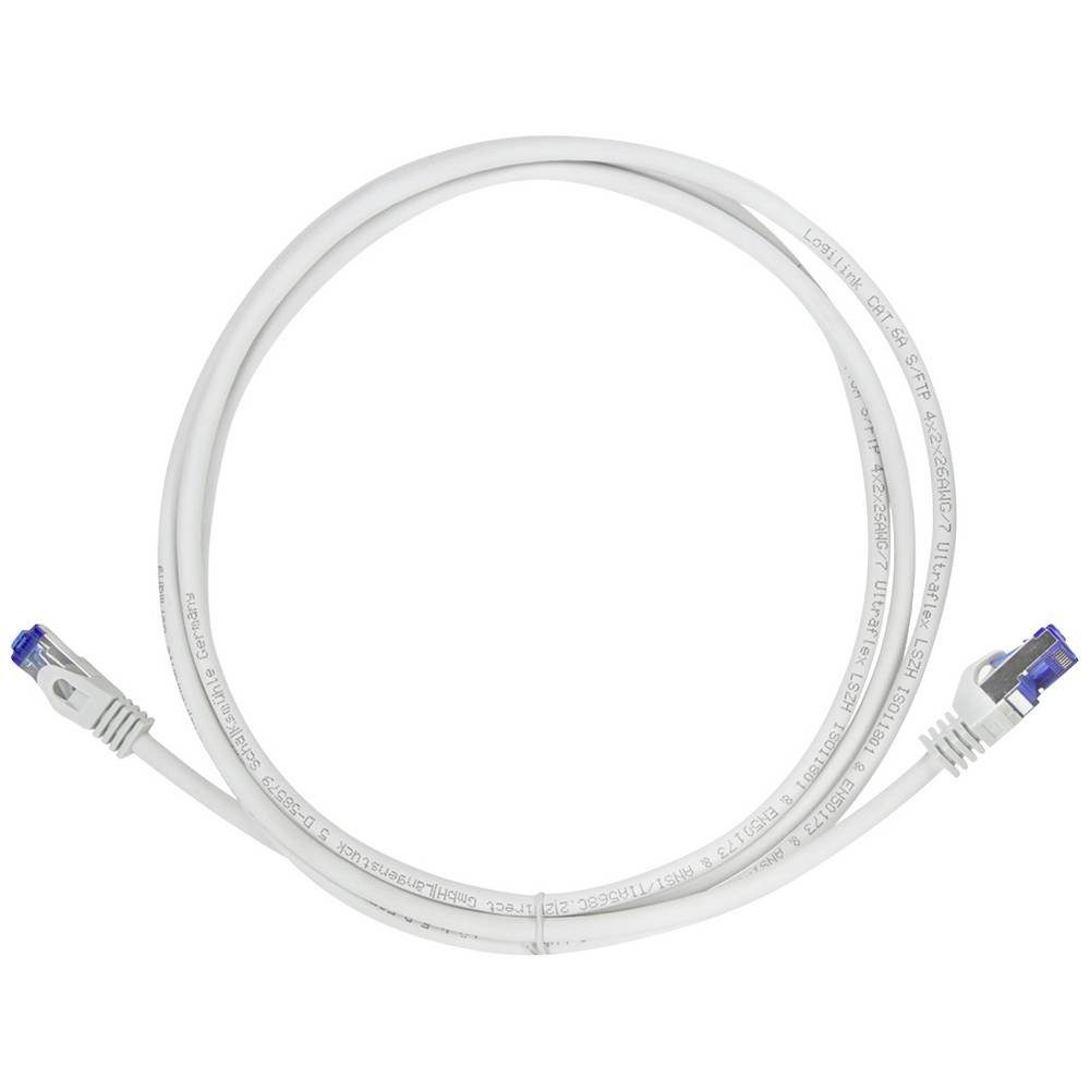 LAN-Kabel m Cat.6A, Ultraflex, Patchkabel LogiLink S/FTP,50