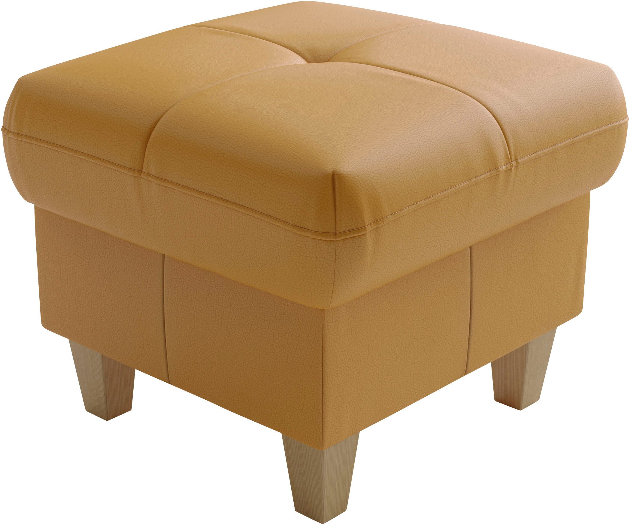 sit&more Polsterhocker Pamela, Leder, B: 58 cm (1 St), mit praktischen Stauraum, hochwertige Qualität, verschiedene Farben