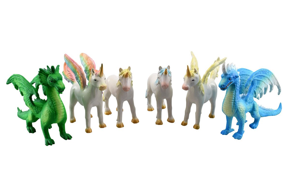 GOWI Spielfigur Märchen- & Fabelwesen, (Fabelwesen, 6-tlg)