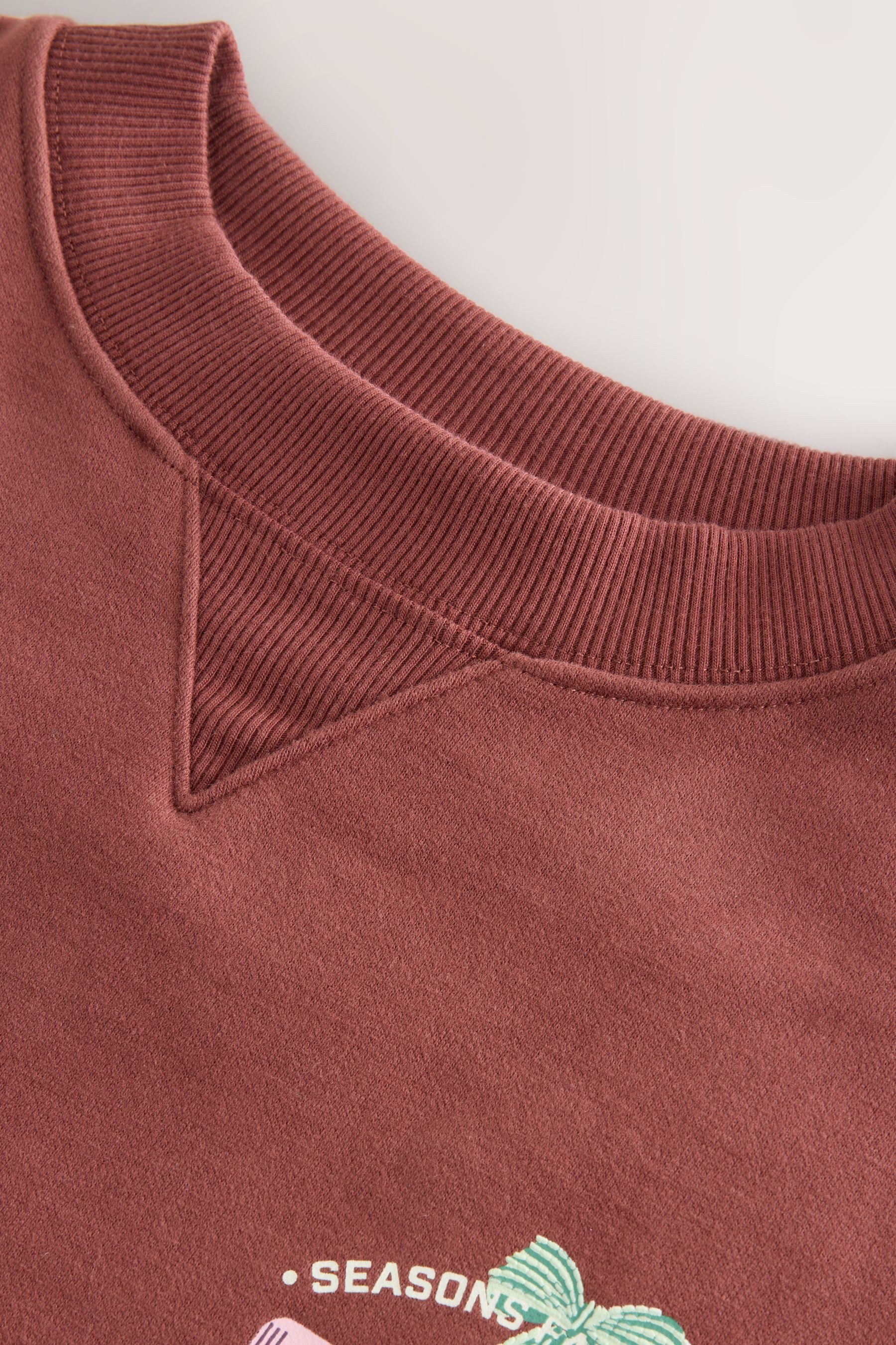 Next Sweater Langarm-Sweatshirt mit weihnachtlicher Grafik (1-tlg)