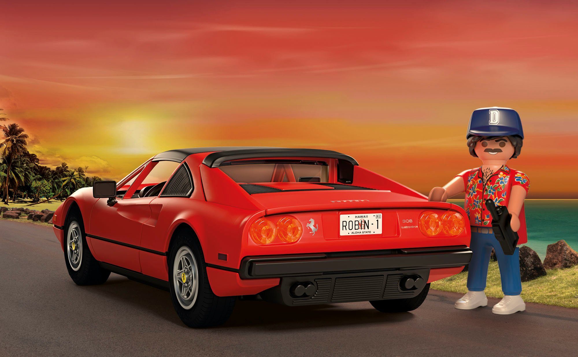 308 (48 (71343), Konstruktions-Spielset Magnum, Playmobil® p.i. Made St), Quattrovalvole GTS Ferrari Germany in