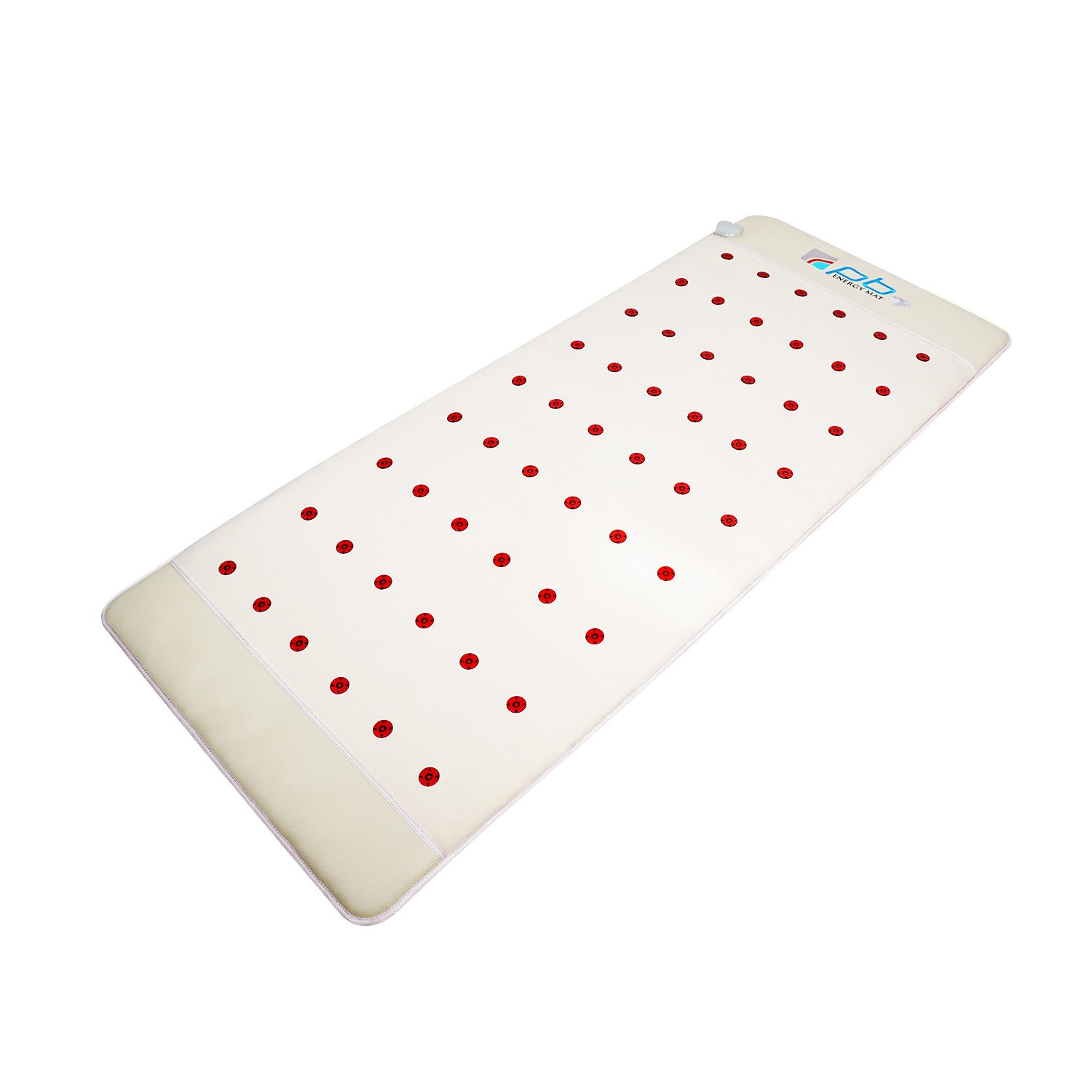 pb Energy Mat Massagematte Frequenzmatte Premium 3 Light mit TENS Anwendung Elektroden Pads, Erleben Sie die Premium 3 Light Frequenzmatte von pb Energy Mat neu 7-tlg., 3 Digitale Displays, 18 Schichten, Gewicht nur 6kg ideal auf Reisen, 54 Rotlicht Photonen in 660nm und 850nm mit weicher Auflage