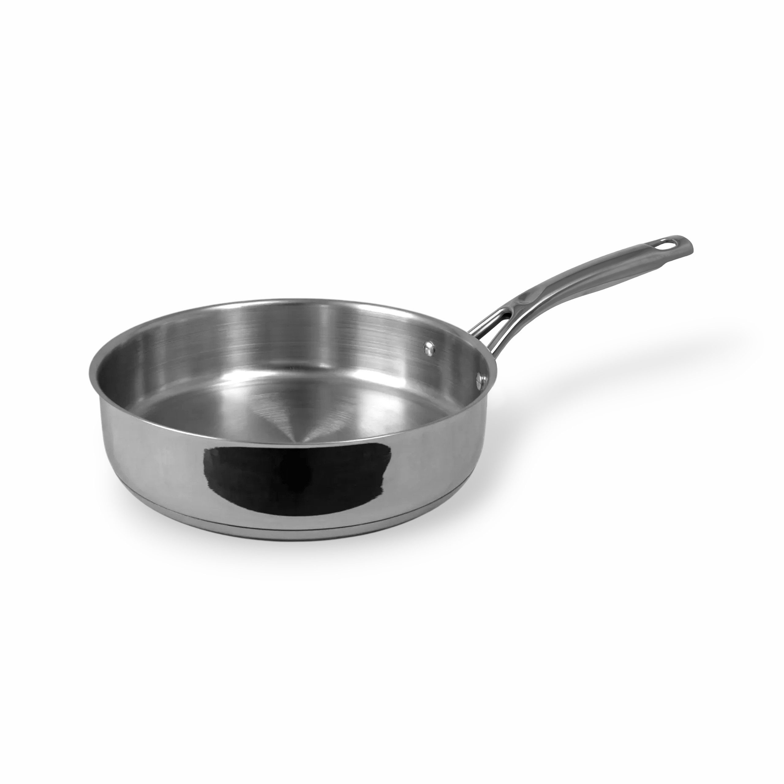 Berndes Schmorpfanne Schmorpfanne 24 oder 28 cm, Edelstahl - Daily Edition Signature, Edelstahl