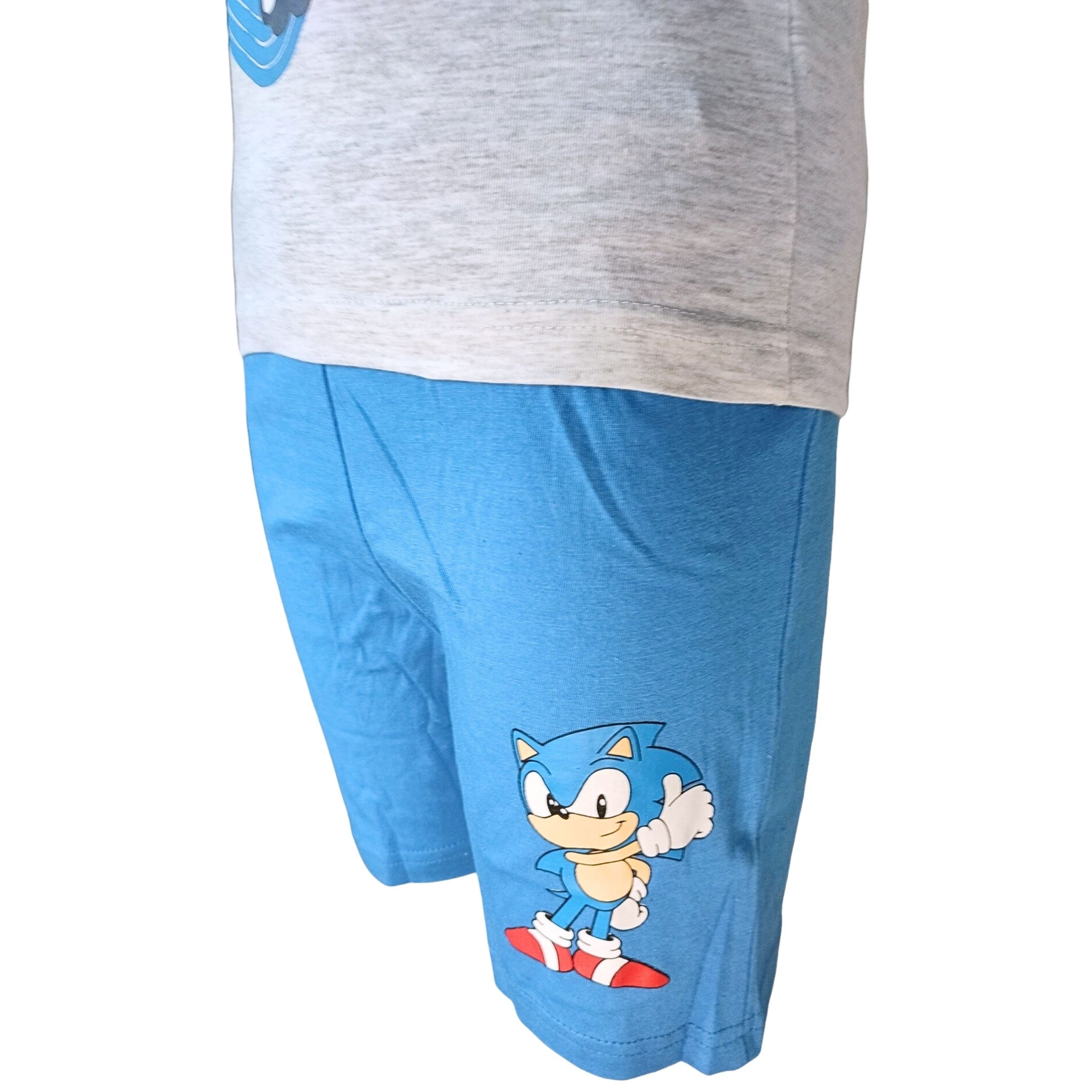 Shorty Hedgehog Gr. kurz - Sonic (2 104-152 cm tlg) The Pyjama Schlafanzug Jungen Kinder Set