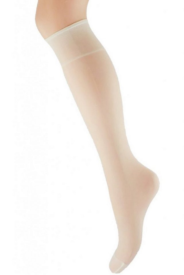 Aurellie Strümpfe 2er Pack Kniestrümpfe: Elegante Lycra-Kniesocken 60 DEN Onesize (2-Paar)