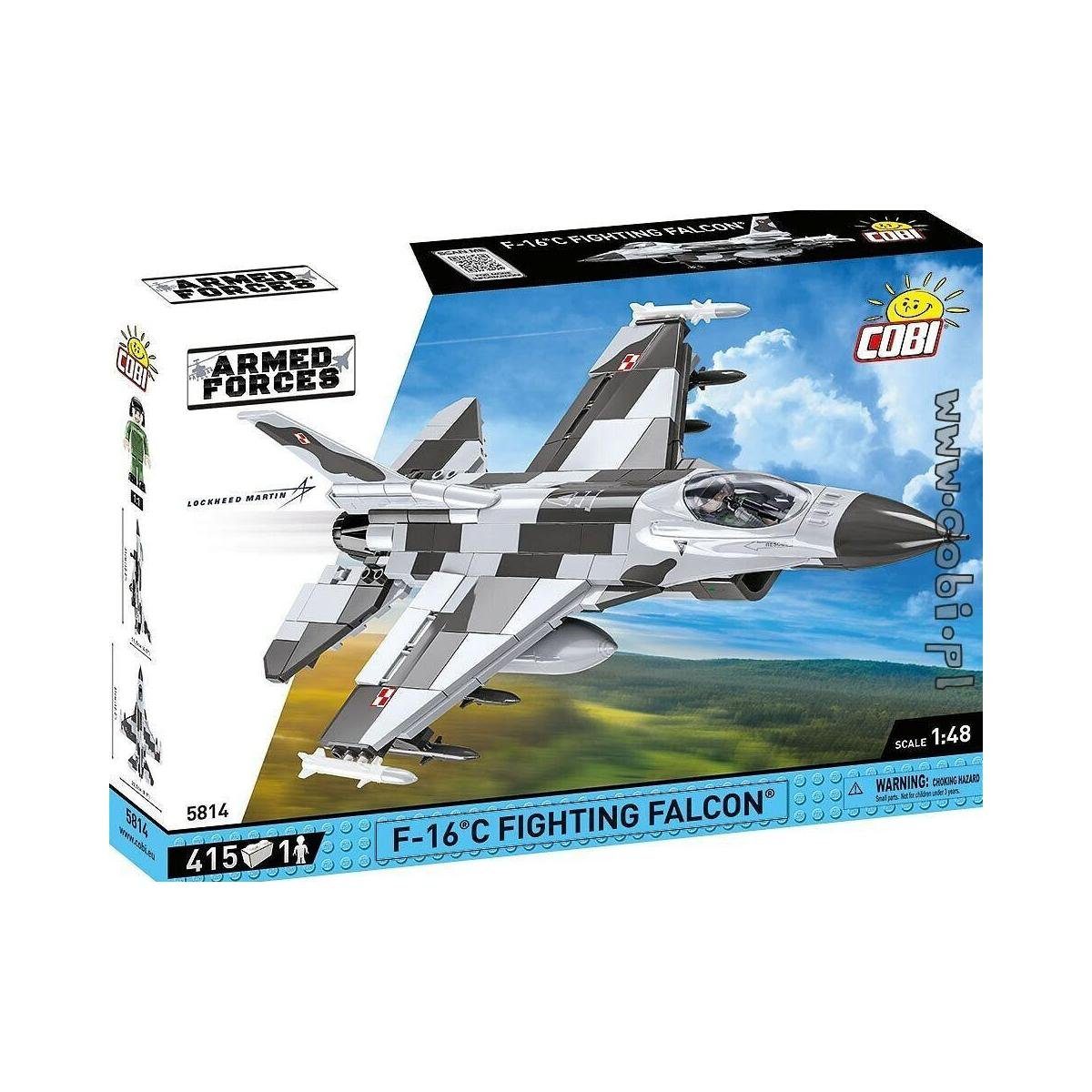 COBI Modellbausatz COBI-5814 - F-16C Fighting Falcon POLAND, Modell, 415...