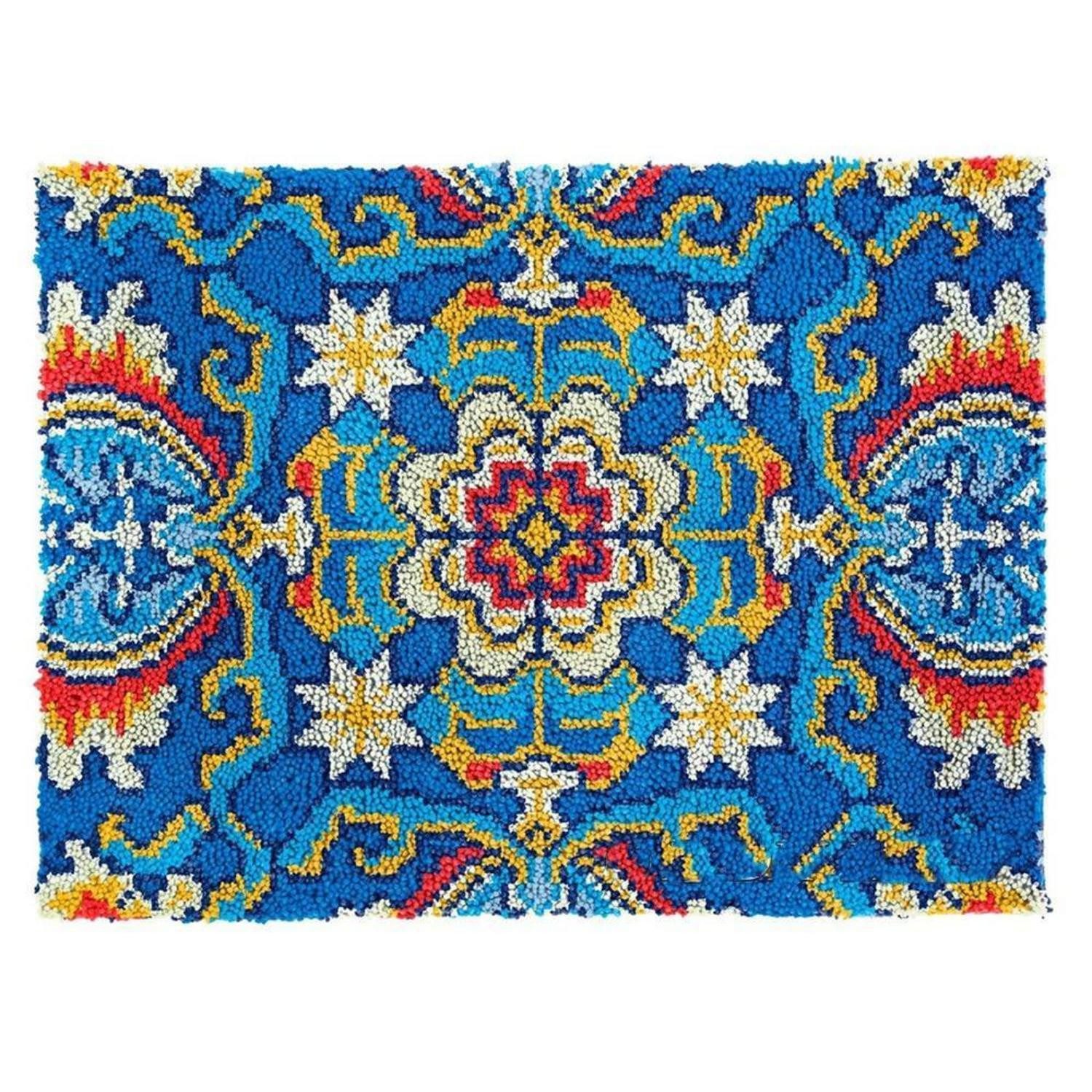 LuxusKollektion Kreativset Knüpfhaken-Teppich-Set Classic 60x42cm