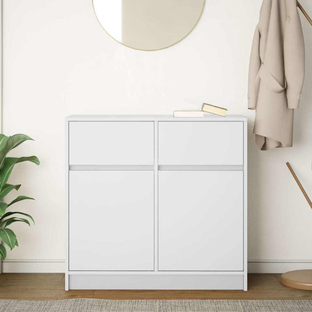 vidaXL Sideboard Sideboard mit Schublade Weiß günstig online kaufen