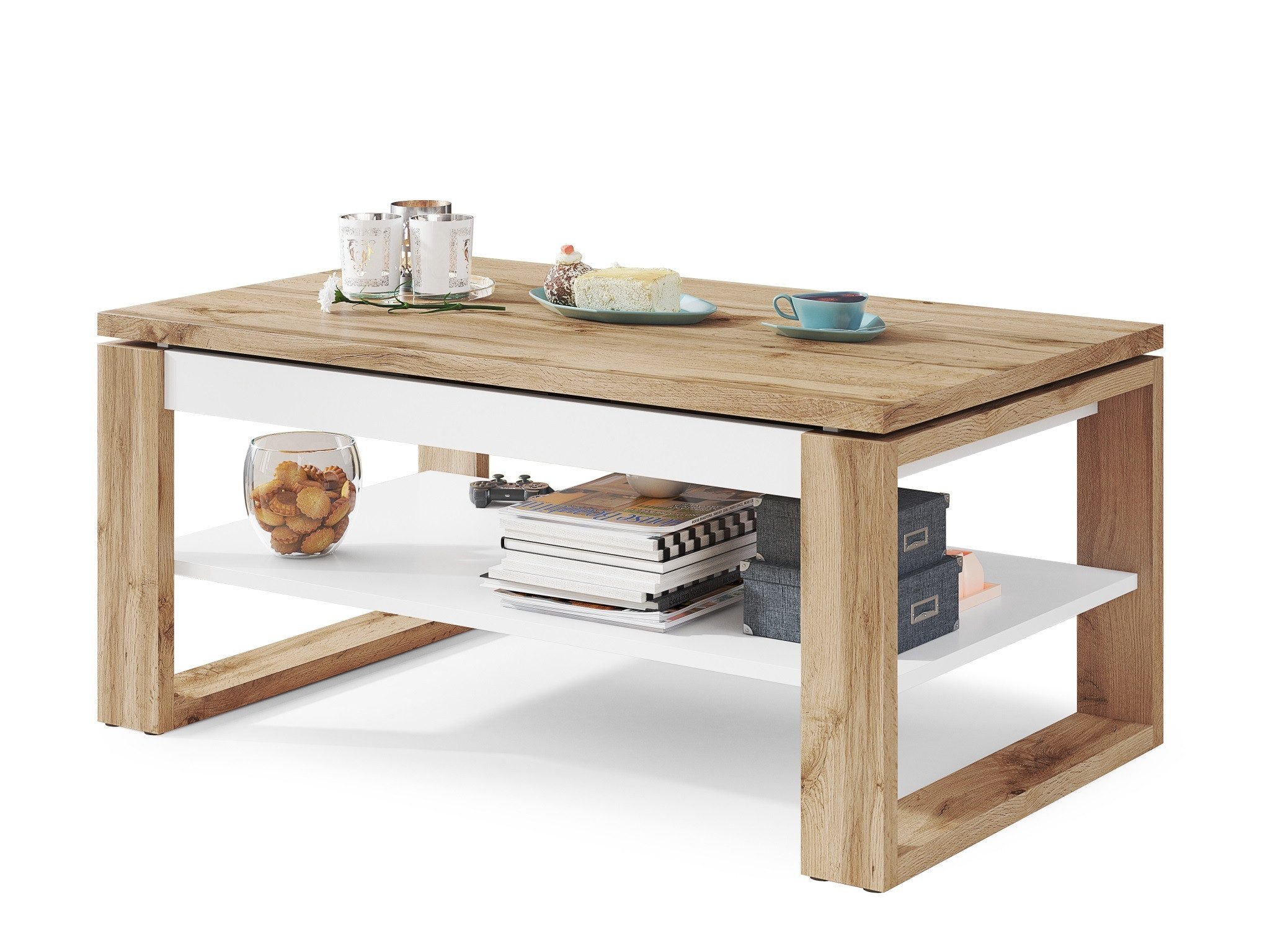 designimpex Couchtisch Design Multifunktionstisch Nuo Arbeitstisch günstig online kaufen